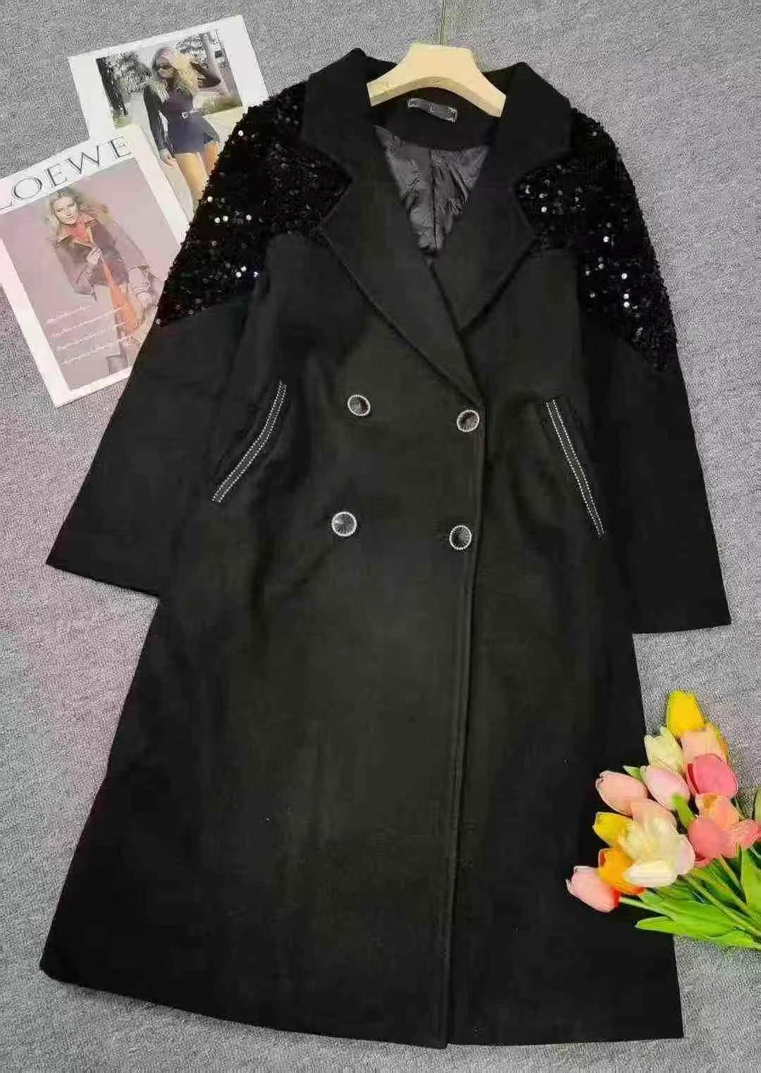 290 Pieces Autumn Korean Style Loose Mid-length Trench Coats For Women - Image 5
