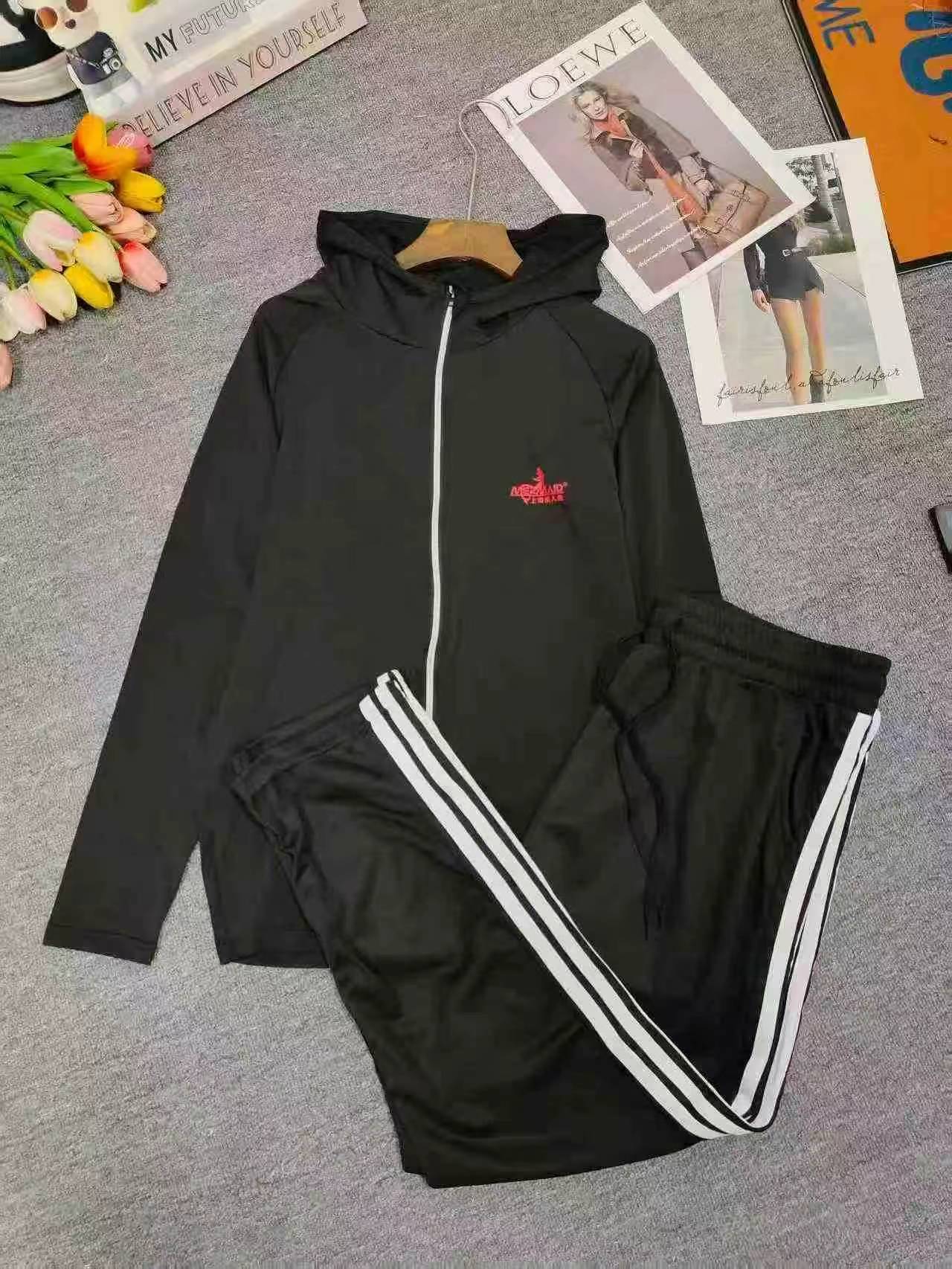 400 Sets Men's Autumn Tracksuit Zip-up Jacket Drawstring Sweatpants S-2XL Clearance - Image 4