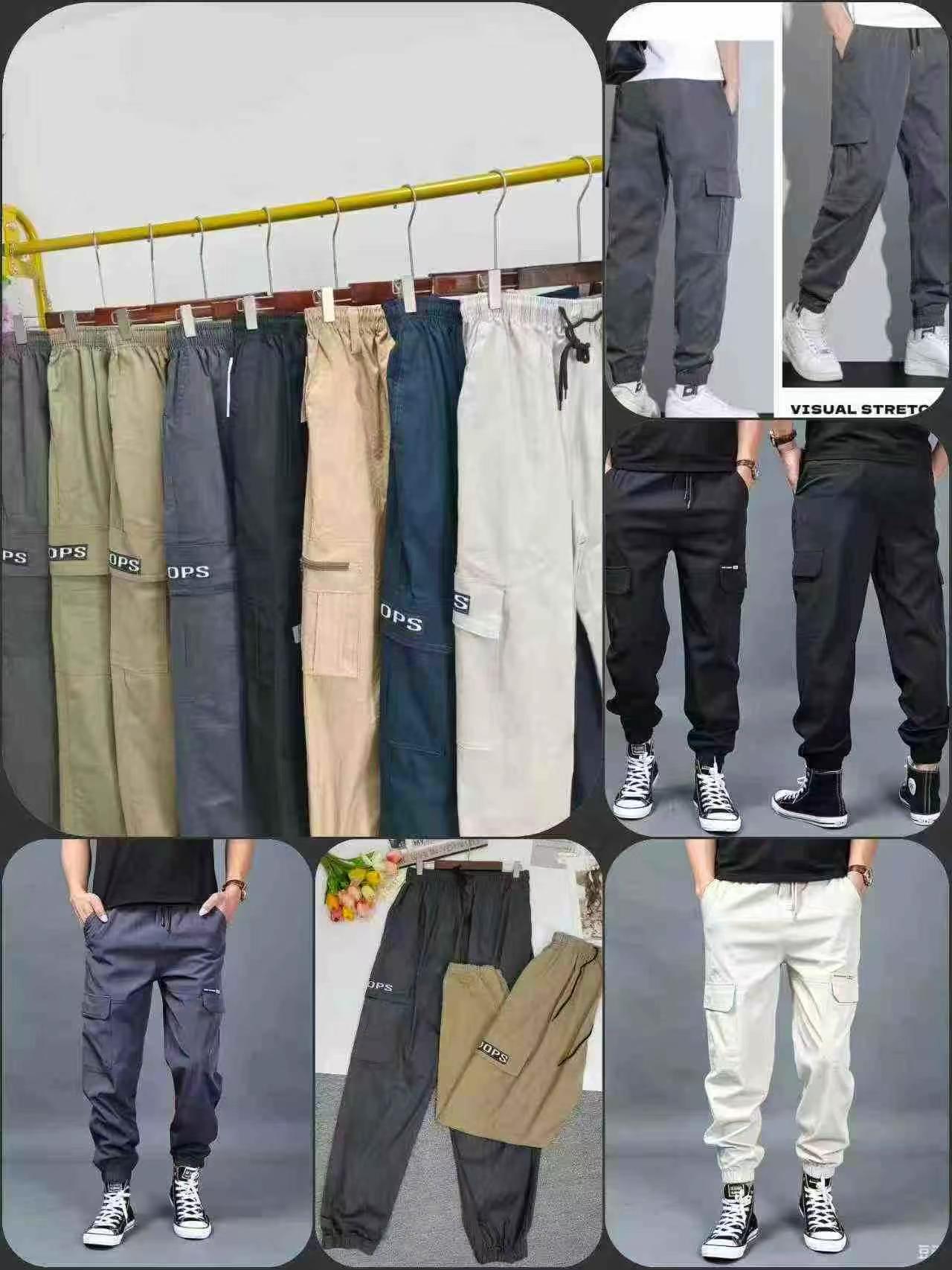 2220 piezas de pantalones cargo casuales delgados de verano para hombre - Image 9