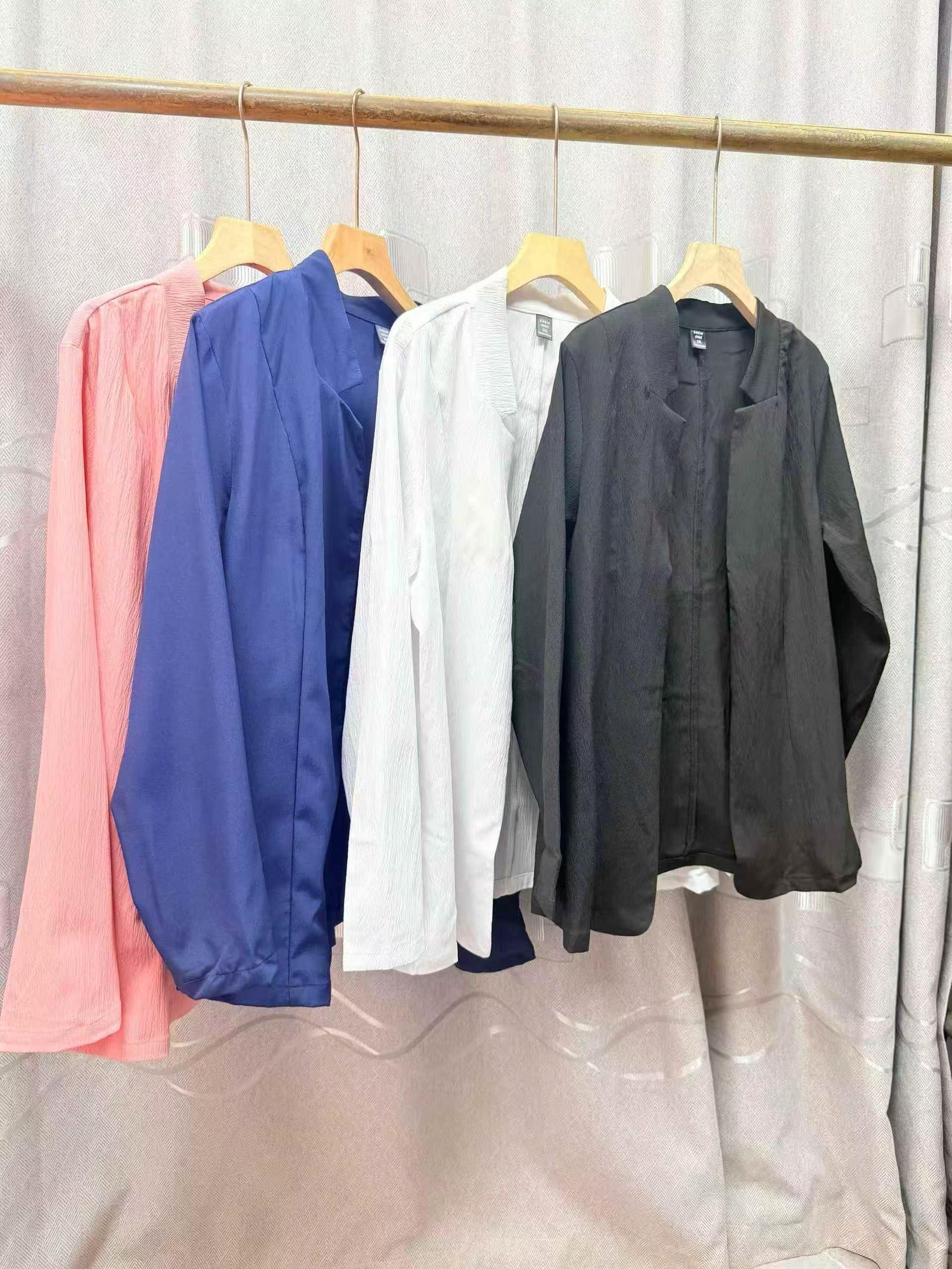 New Spring Autumn Solid Color Casual Business Blazer Cardigan, S-3XL, Individually Packaged, About 480 Pieces - Image 4