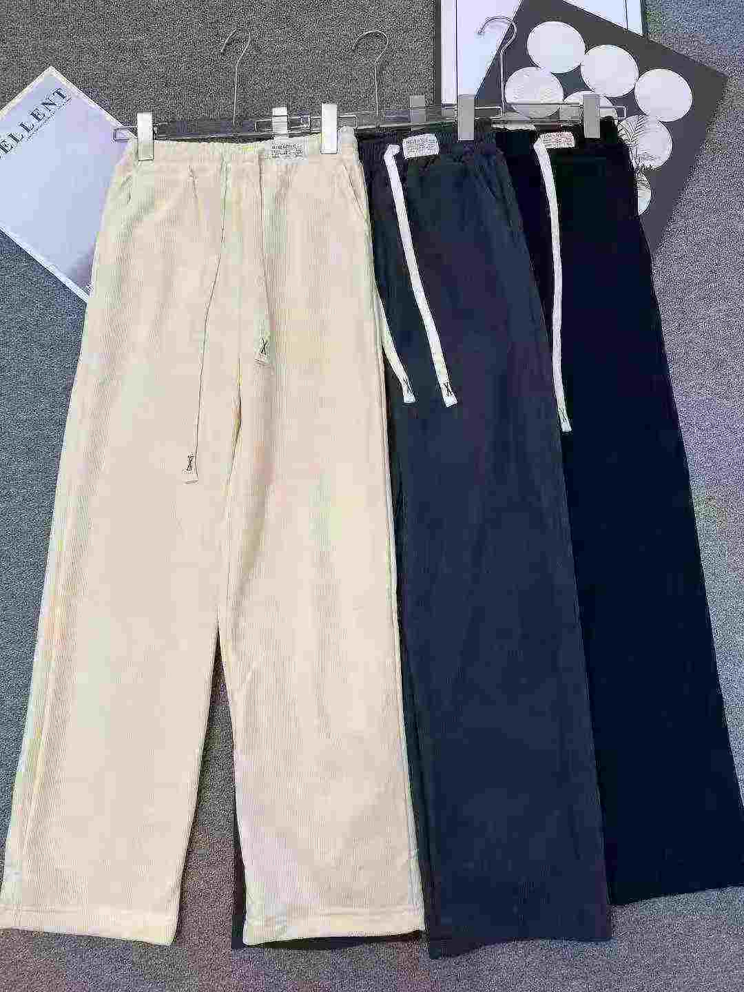 501 Pieces Women's Autumn Winter Chenille Casual Wide Leg Pants - Image 4