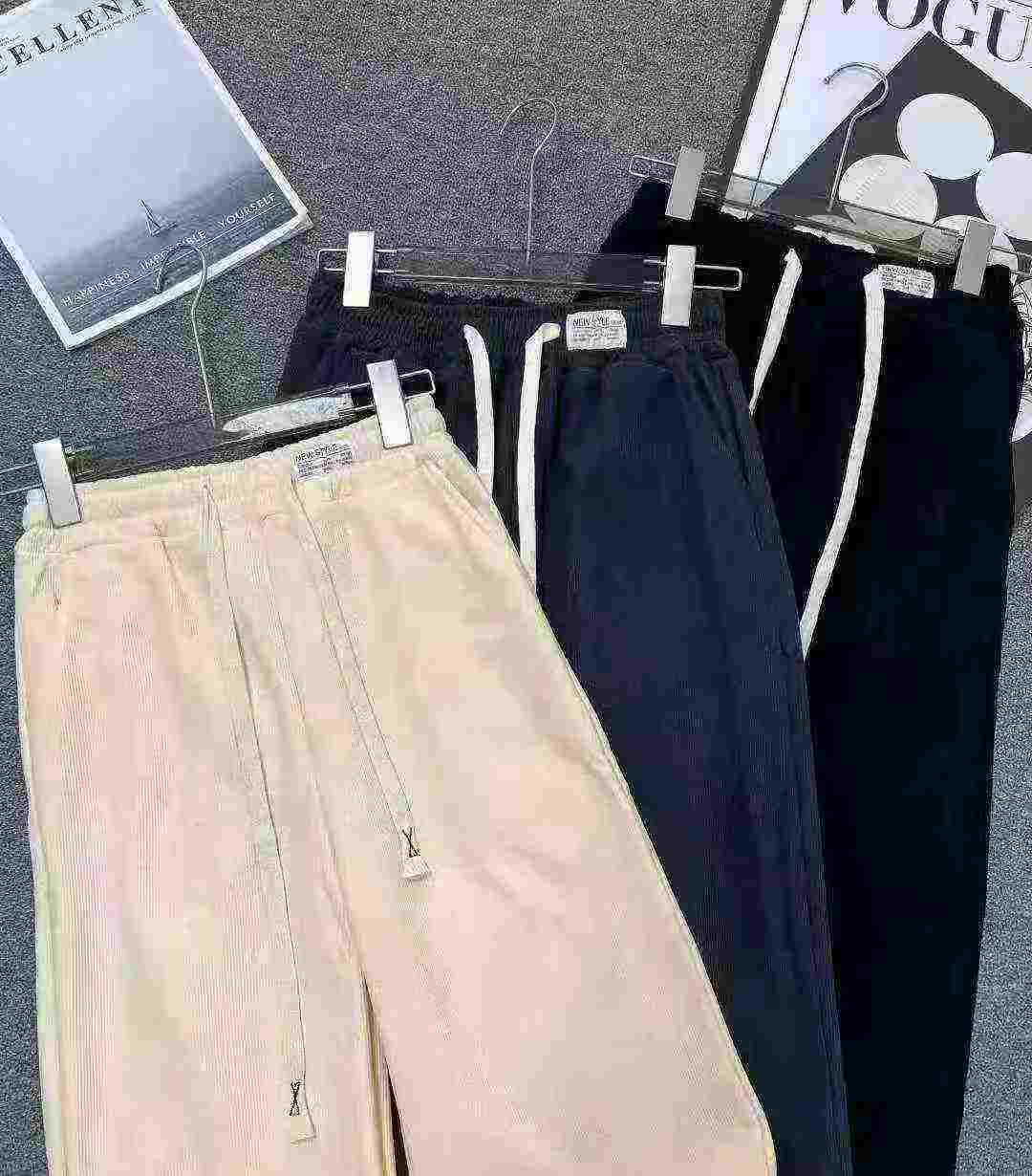 501 Pieces Women's Autumn Winter Chenille Casual Wide Leg Pants - Image 5