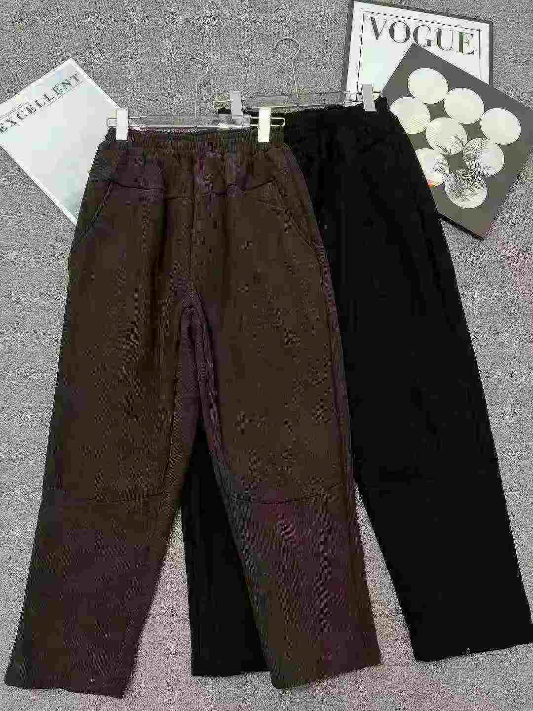 501 Pieces Women's Autumn Winter Chenille Casual Wide Leg Pants - Image 8