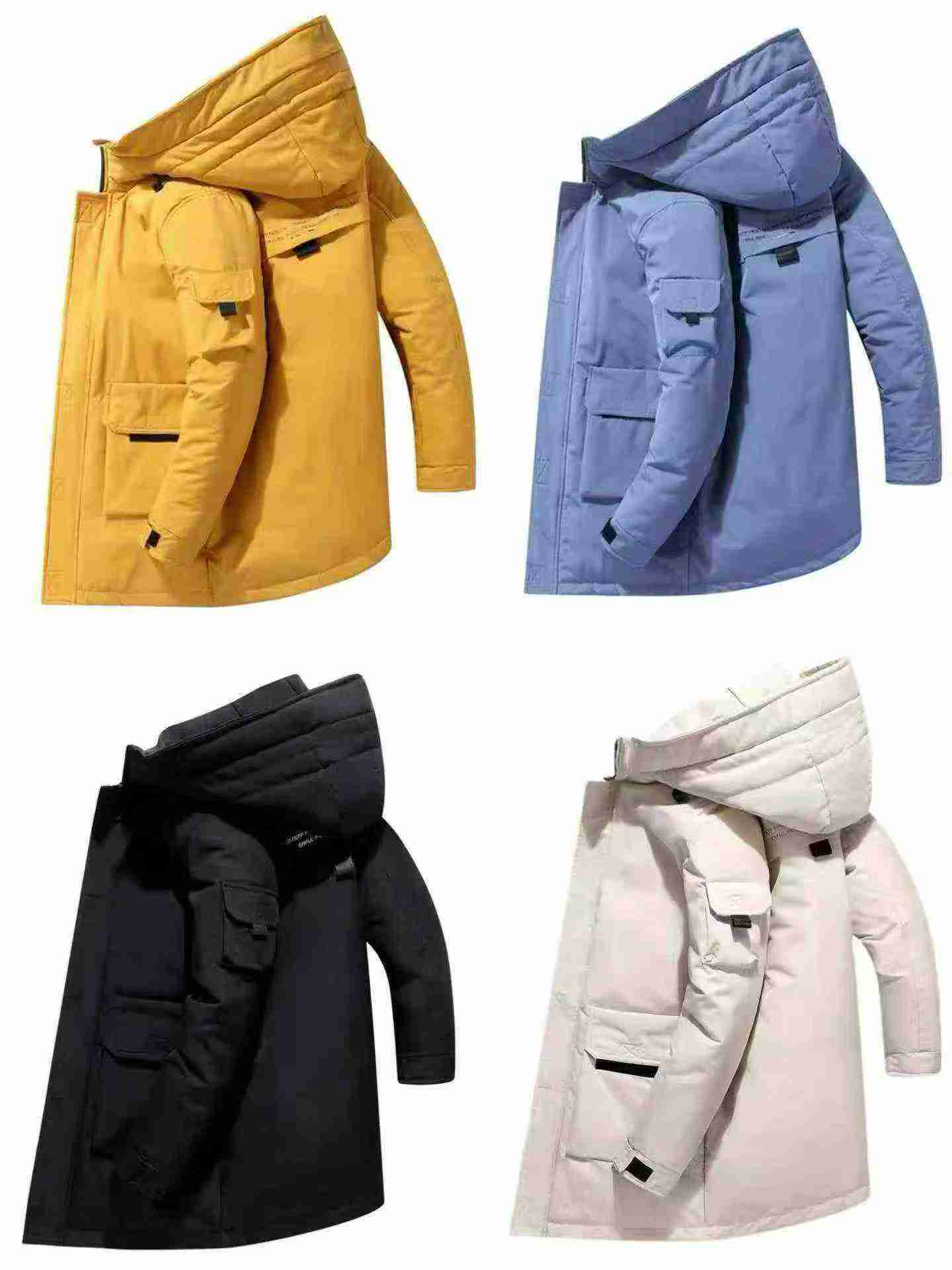 785 Pieces Men Women Winter Thickened Hooded Down Jackets - Image 2