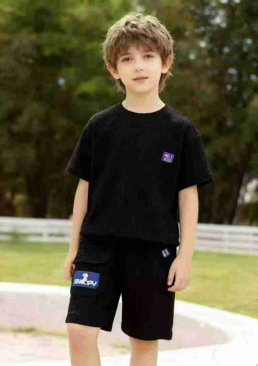 Branded Kids Cotton Waffle Shorts, About 3800 Pieces - Image 4