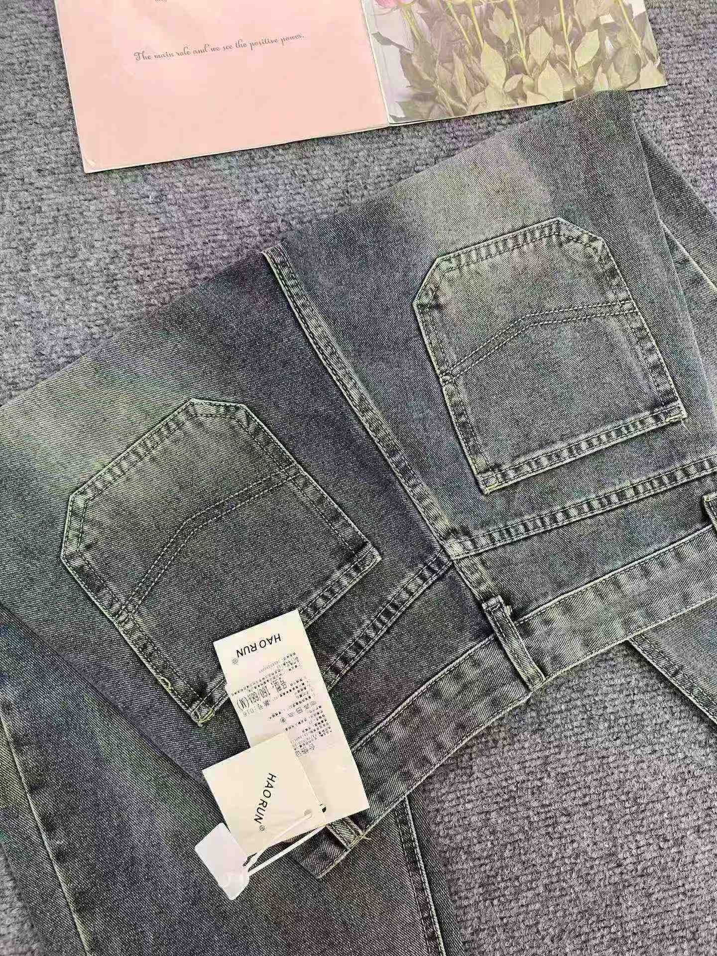 New Spring Autumn Vintage Commuter High Waist Slimming Harem Dad Jeans, 710 Pieces, XS to XXL, Genuine Independent Packaging - Image 6