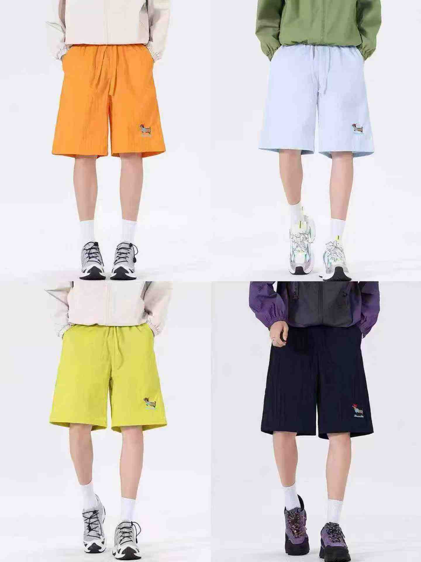 6691 Chiếc Quần Short Thường Ngày Nhanh Khô Kiểu Thêu Dành Cho Cả Nam Và Nữ - Image 3