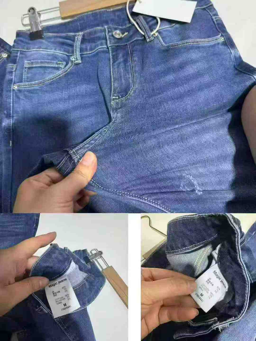 High Quality Women's Jeans, Total 517 Pieces, Size M-L, High Stretch - Image 8