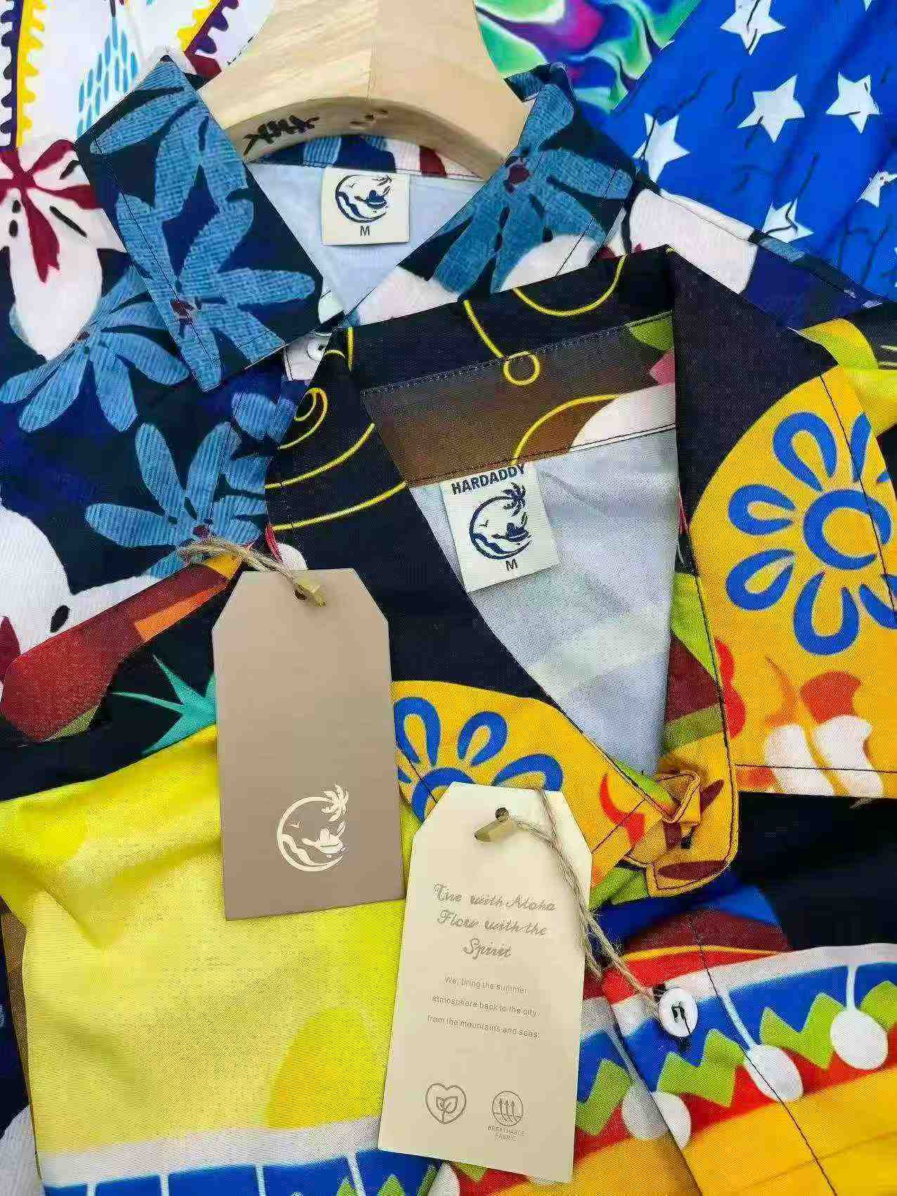 قمصان رجالية كاجوال ماركة HARDADDY بنمط ألوها هاواي، إجمالي 27601 قطعة - Image 2
