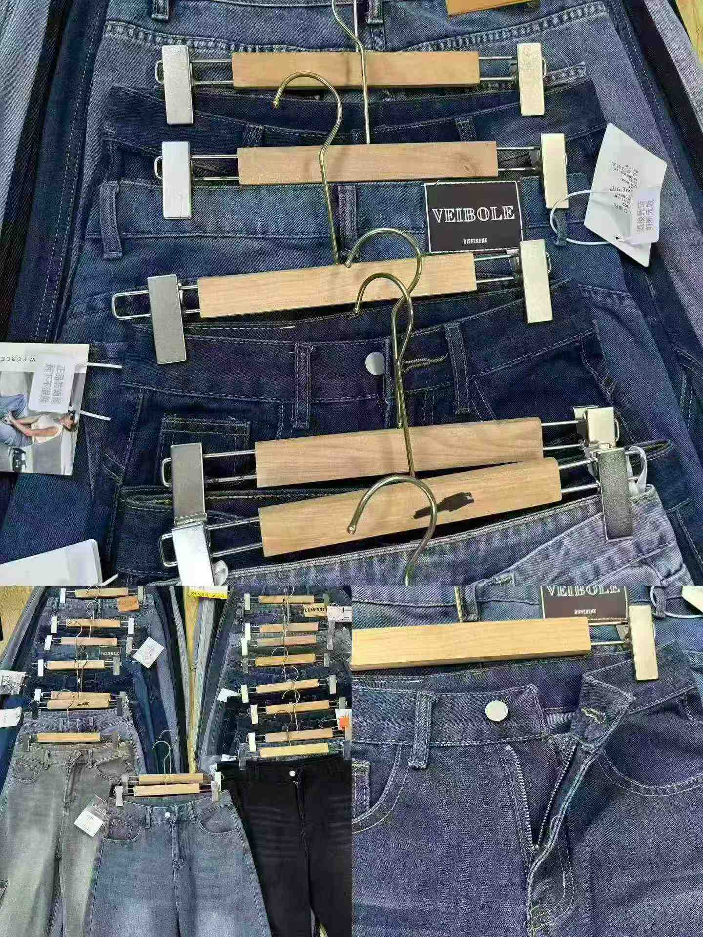 Bán sỉ 1500 chiếc quần jeans ống rộng nữ hỗn hợp - Image 9