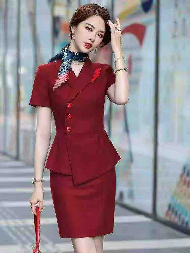 Blazers de manga corta para mujer, 335 piezas - Image 4
