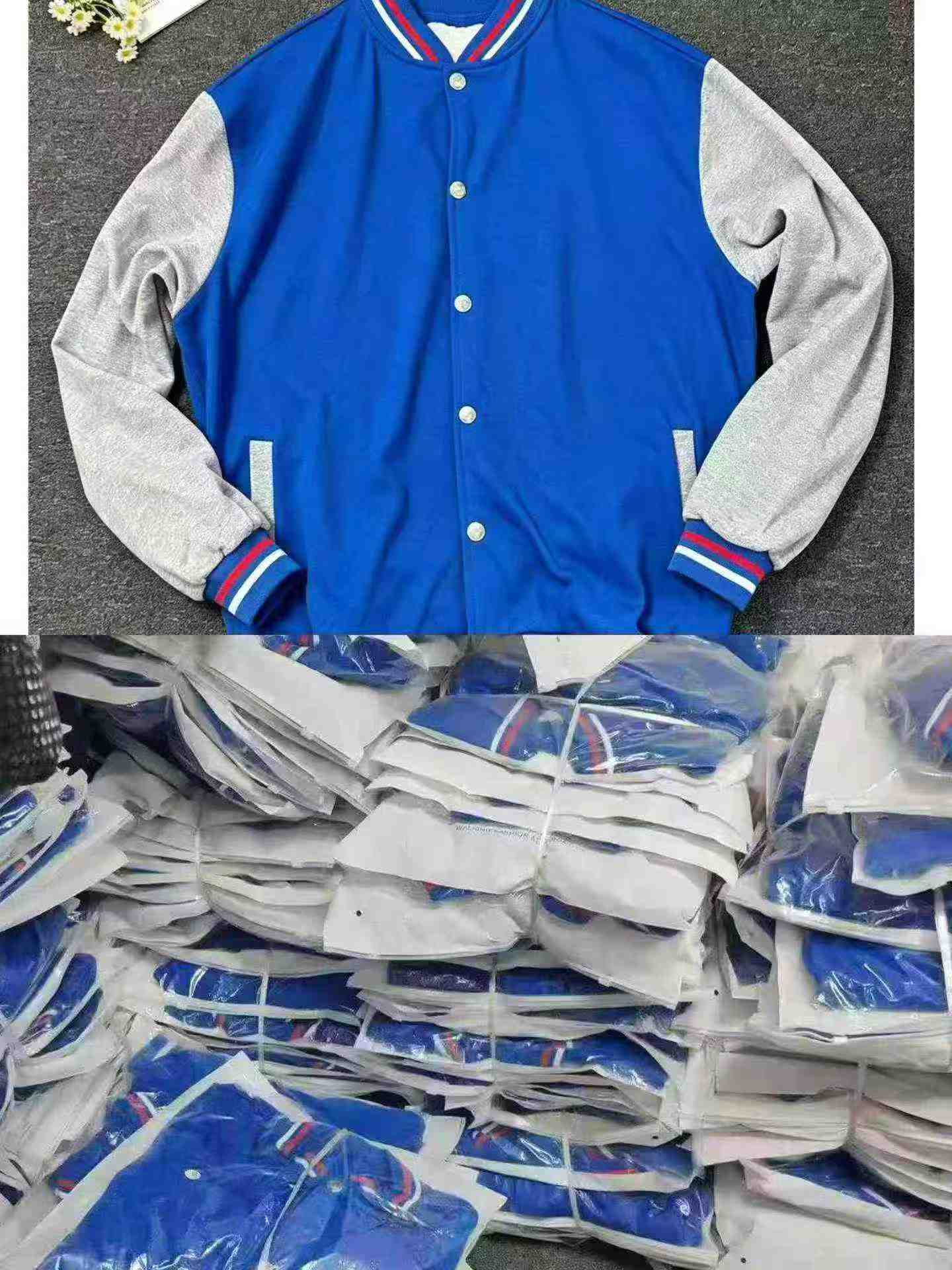 Big Kids Baseball Jackets Size 170-180 About 500 Pieces - Image 9