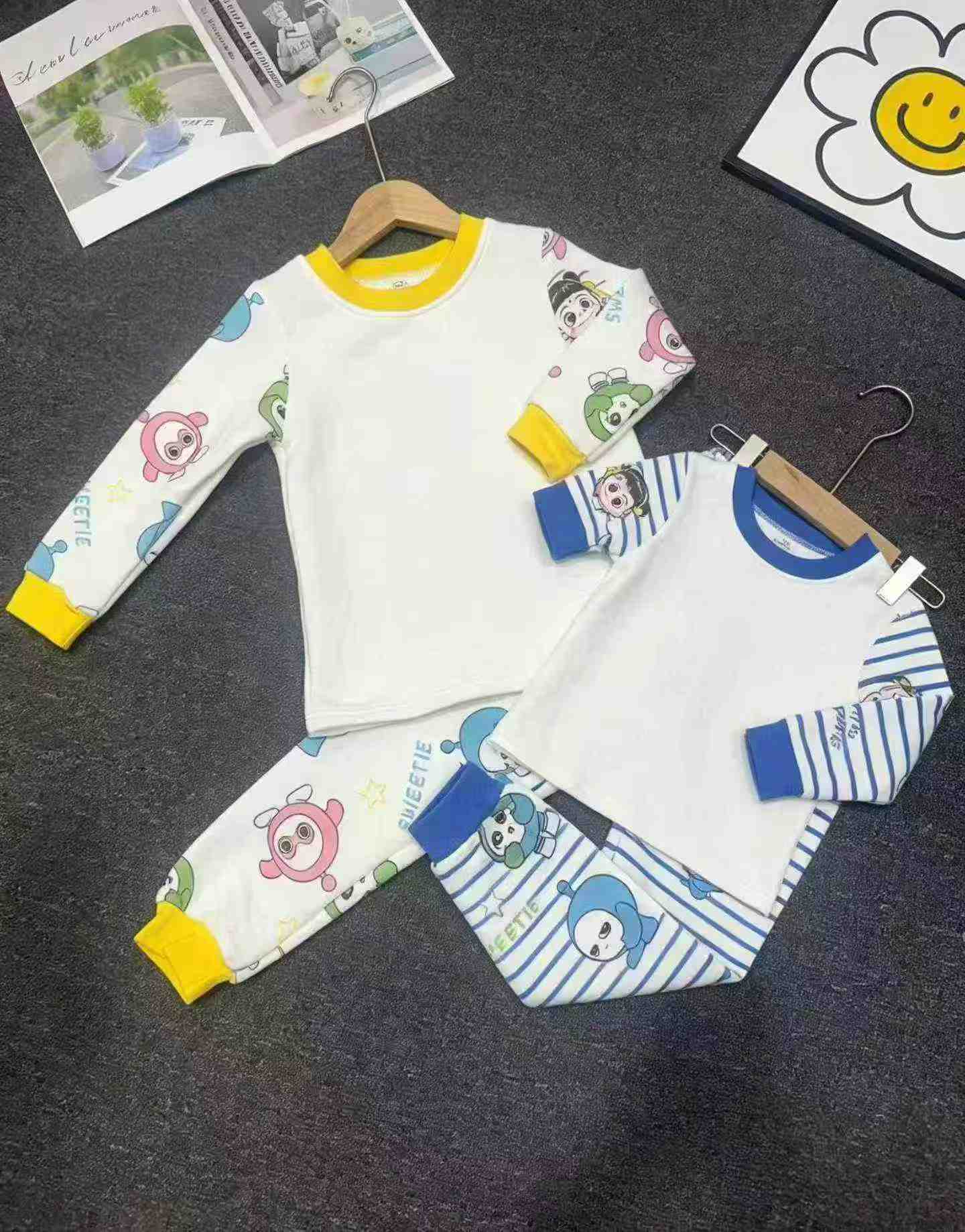 Boys and Girls Cotton Pullover Suits, Size 100-150, Total 3600 Sets - Image 5