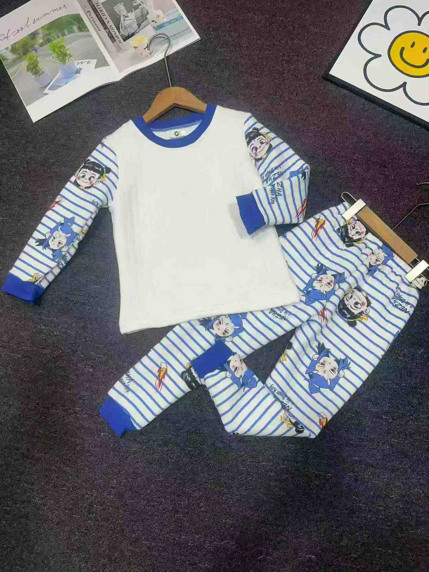 Boys and Girls Cotton Pullover Suits, Size 100-150, Total 3600 Sets - Image 7