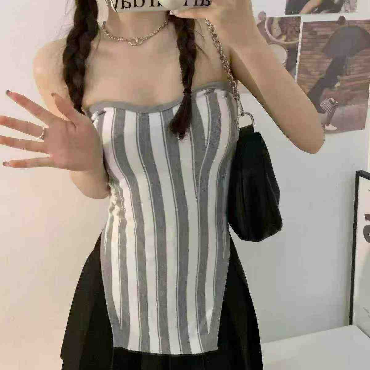 Summer New Irregular Knit Tube Top Vest 840 Pieces - Image 8