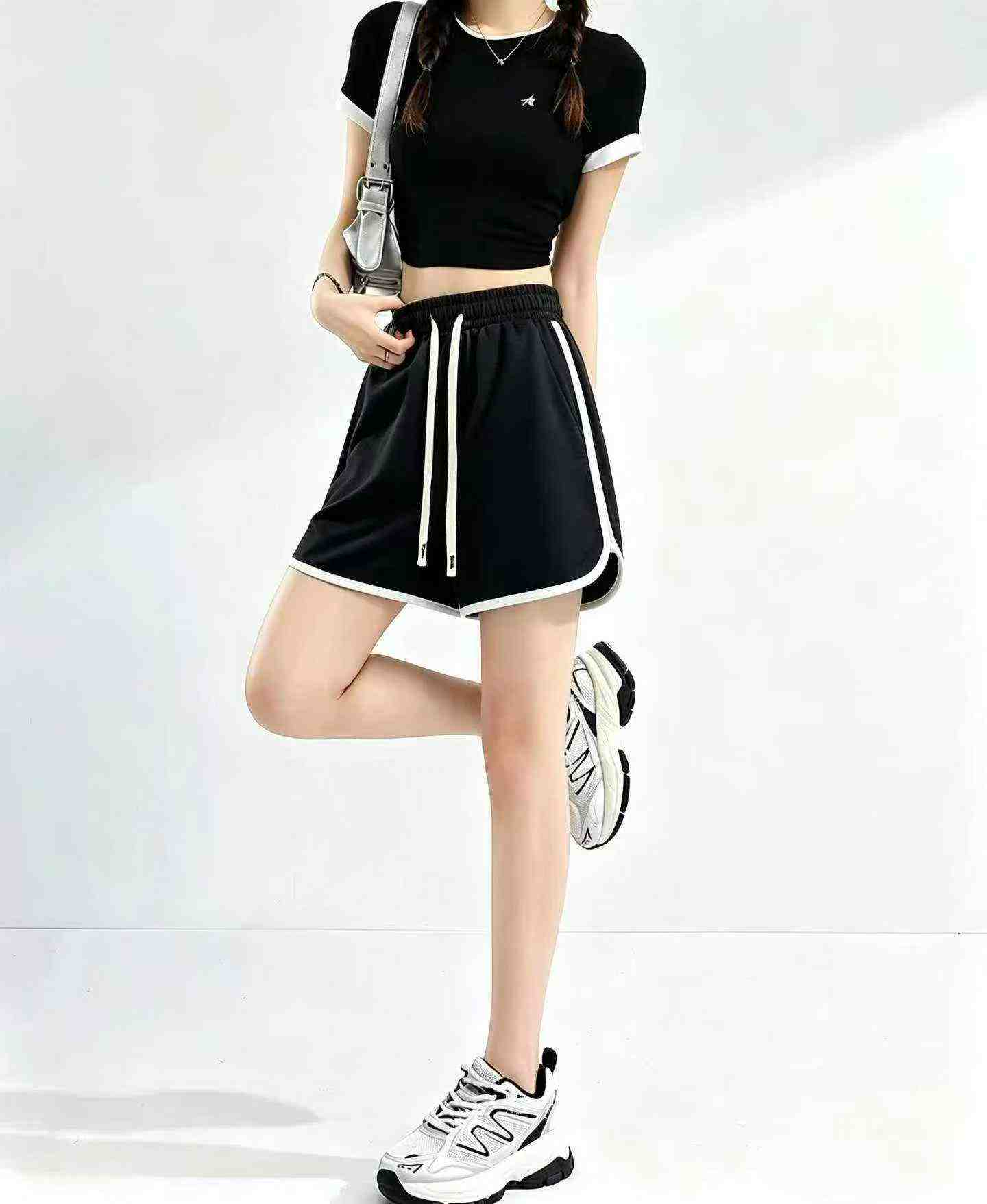 626 Pcs Simple Fashion Double Stripe Casual Sports Shorts M-3XL Individual Pack - Image 4
