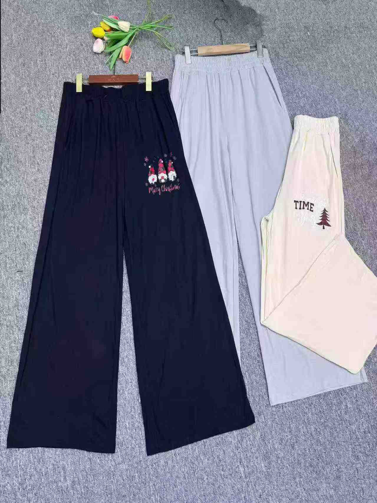 High Waist Loose Wide Leg Cotton Cargo Sweatpants 450PCS - Image 6