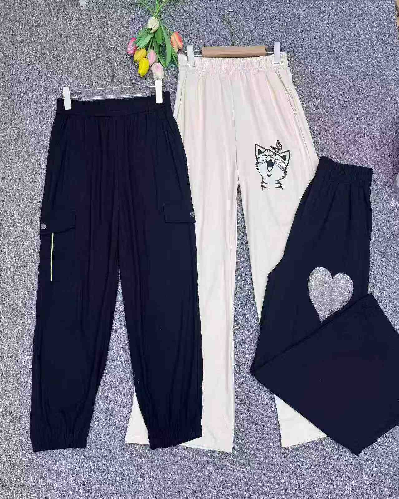 High Waist Loose Wide Leg Cotton Cargo Sweatpants 450PCS - Image 8