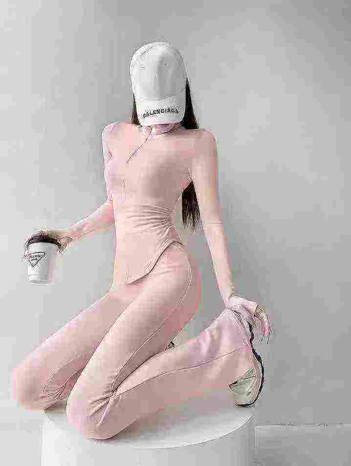 1180 Pcs High Quality Spring Autumn Yoga Sports Set - Image 2