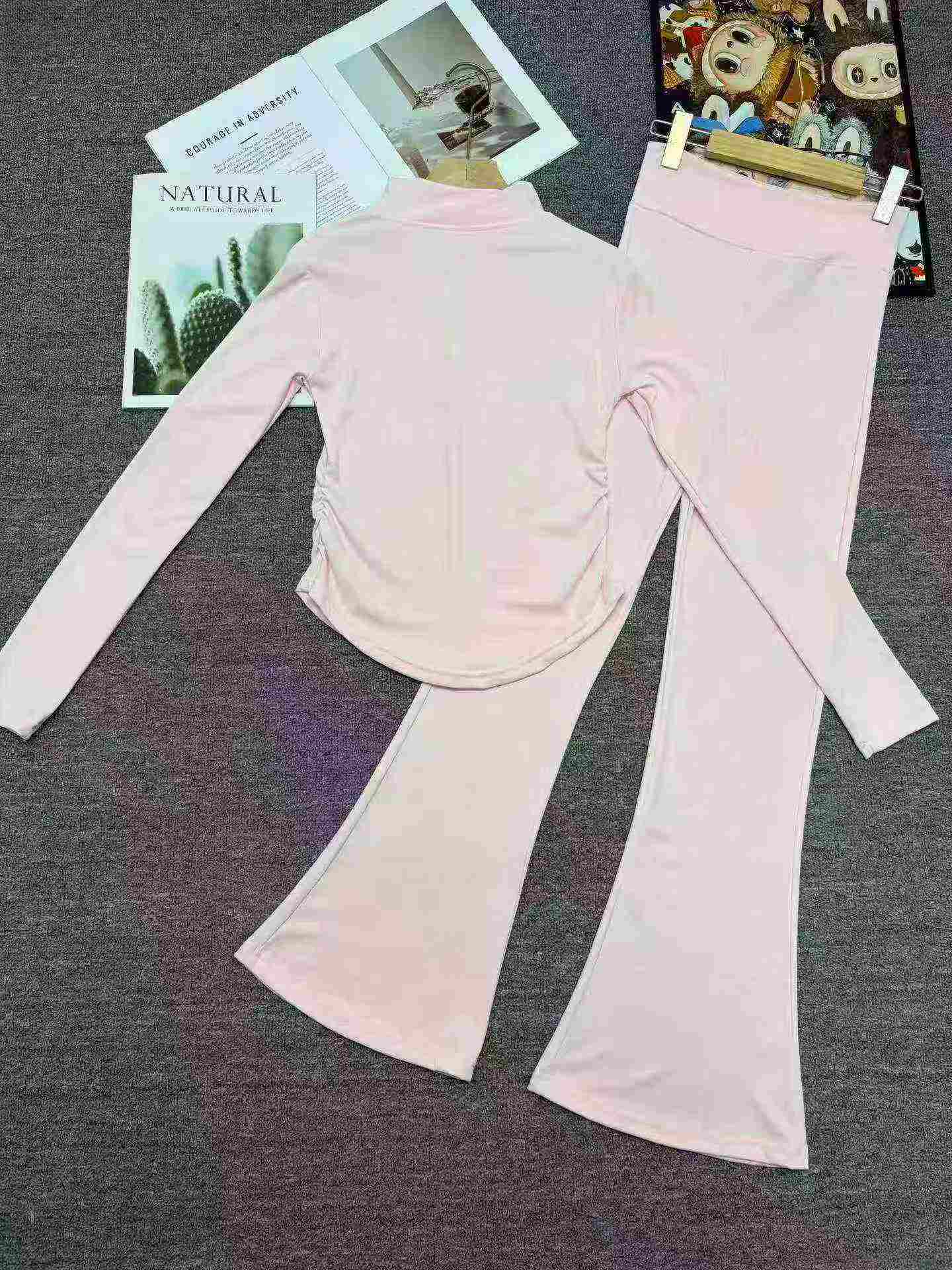 1180 Pcs High Quality Spring Autumn Yoga Sports Set - Image 5