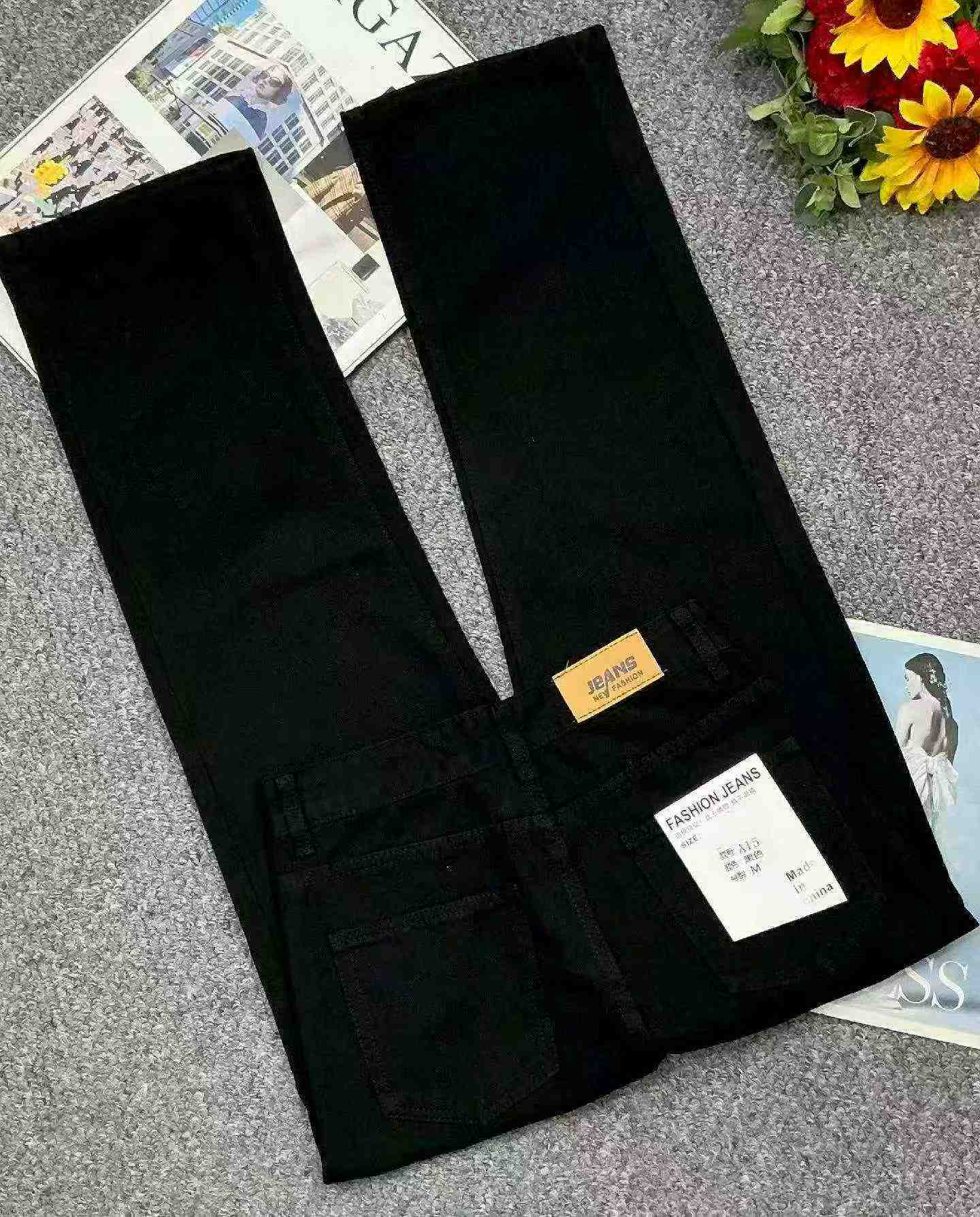 260 pièces de jeans rétro amples à jambes larges et droites pour le printemps et l'automne - Image 2