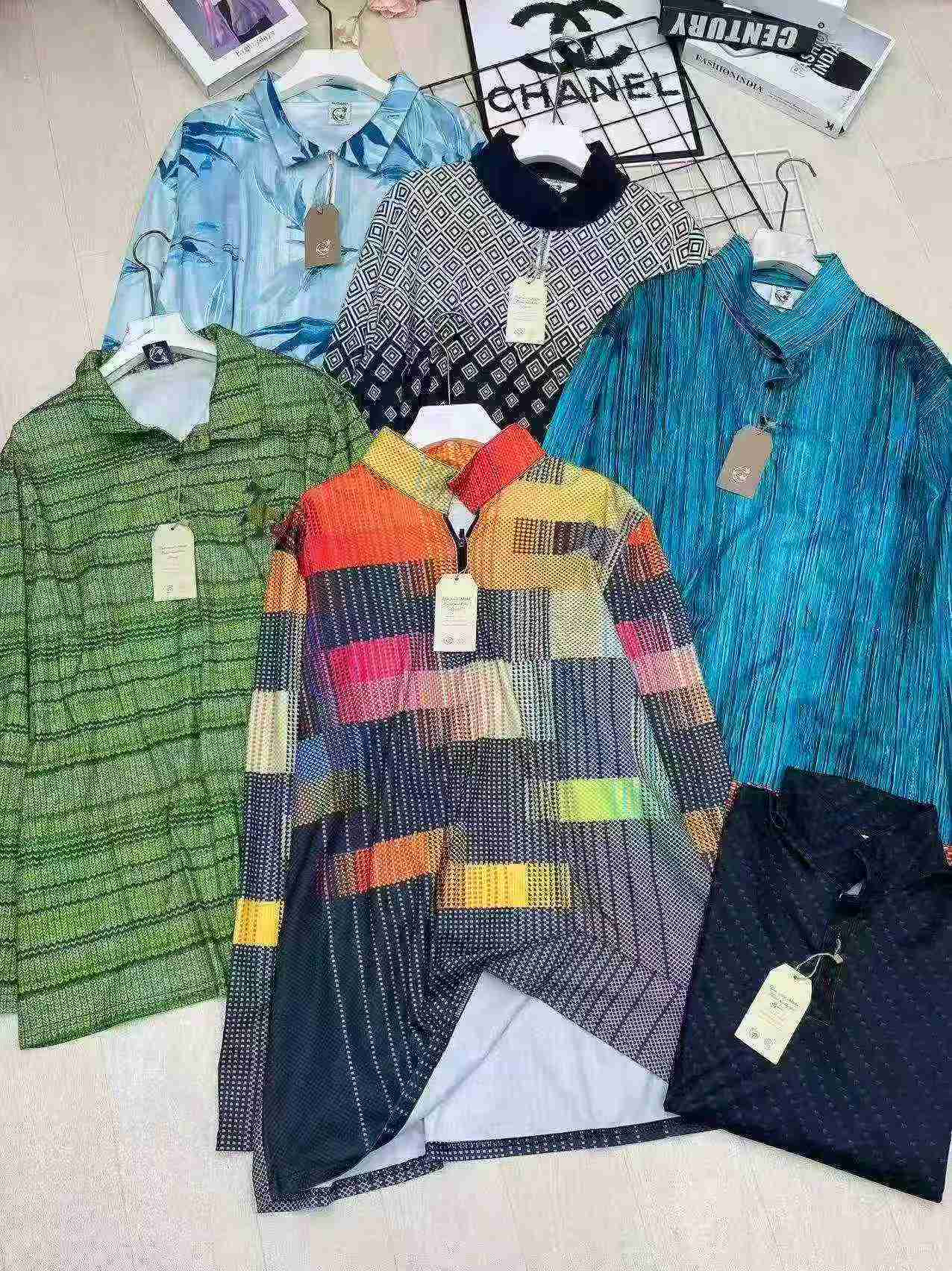 Kaos Polo Lengan Panjang Elastisitas Tinggi Merek Dagang Luar Negeri, Total 2334 Potong - Image 4