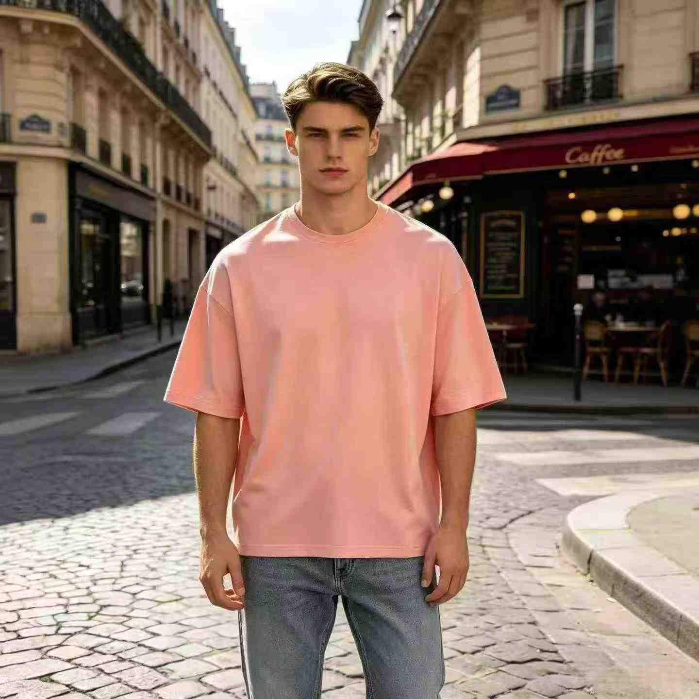 2200 pièces de T-shirts unis pour hommes de marque Midanu - Image 4