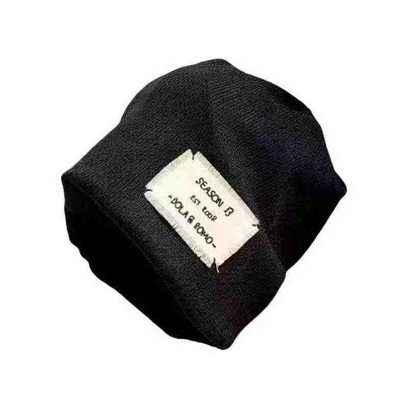 335 pièces Bonnets décontractés en maille unie pour femme, style japonais et coréen, taille unique - Image 5