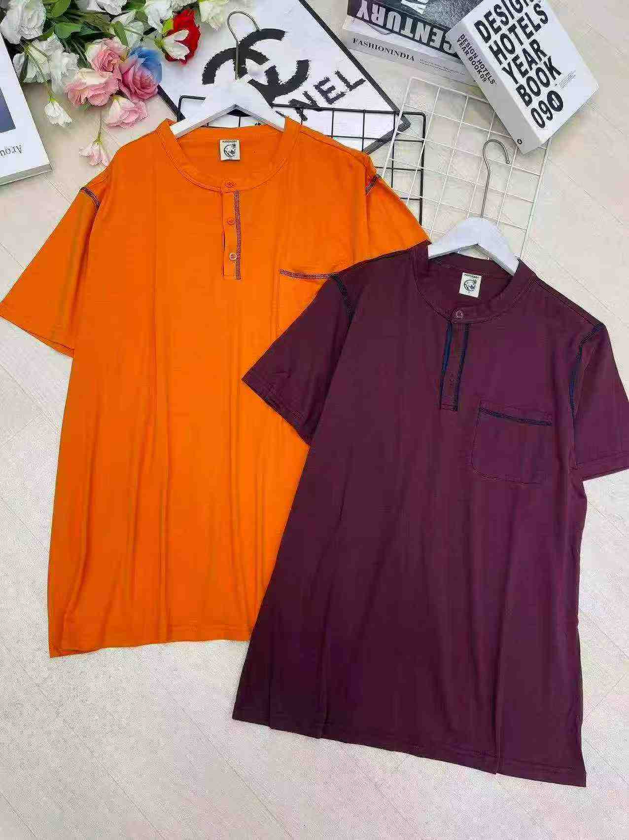 T-shirt Lengan Pendek Lelaki Jenama Perdagangan Luar, 512 Helai - Image 3