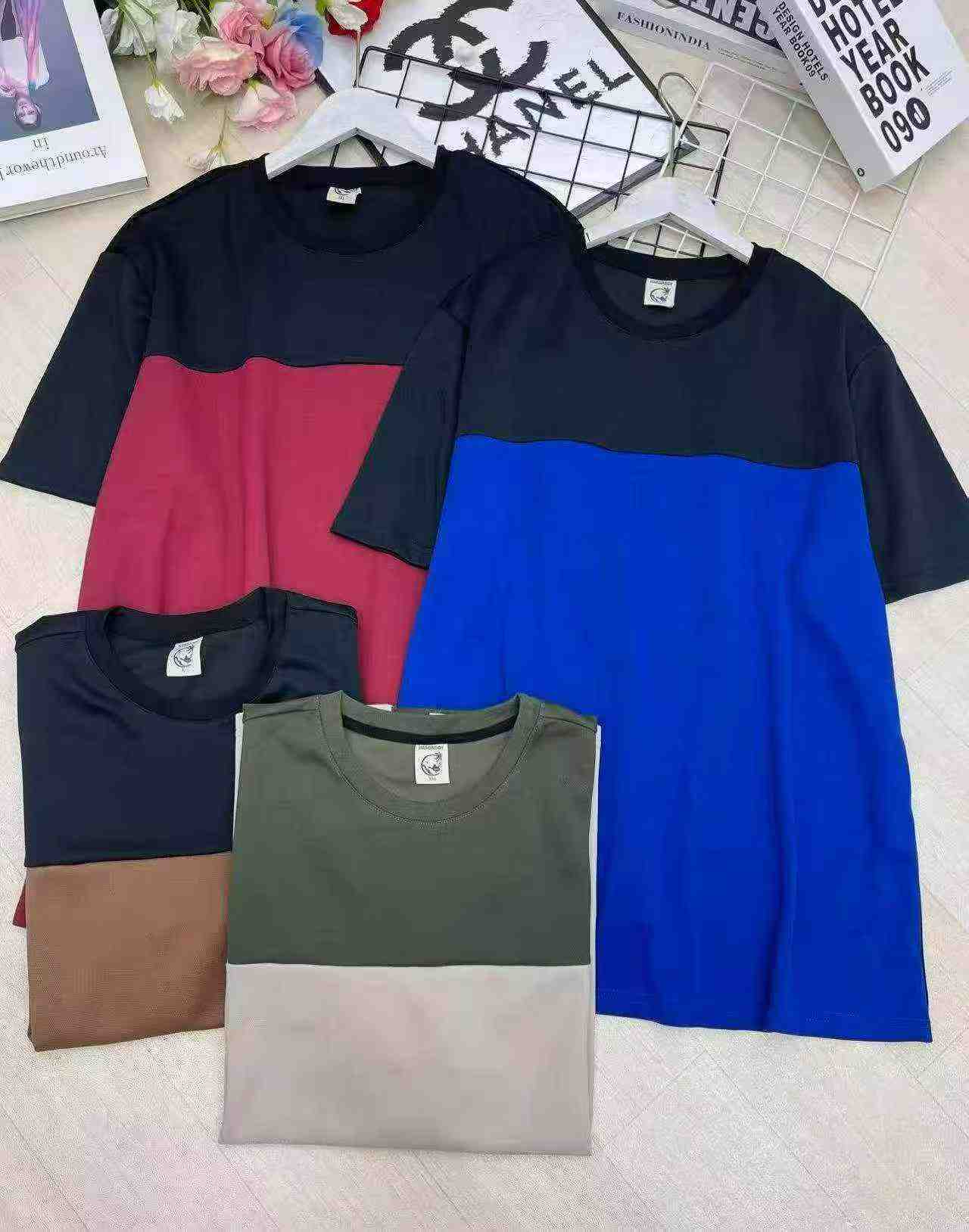T-shirt Lengan Pendek Lelaki Jenama Perdagangan Luar, 512 Helai - Image 4