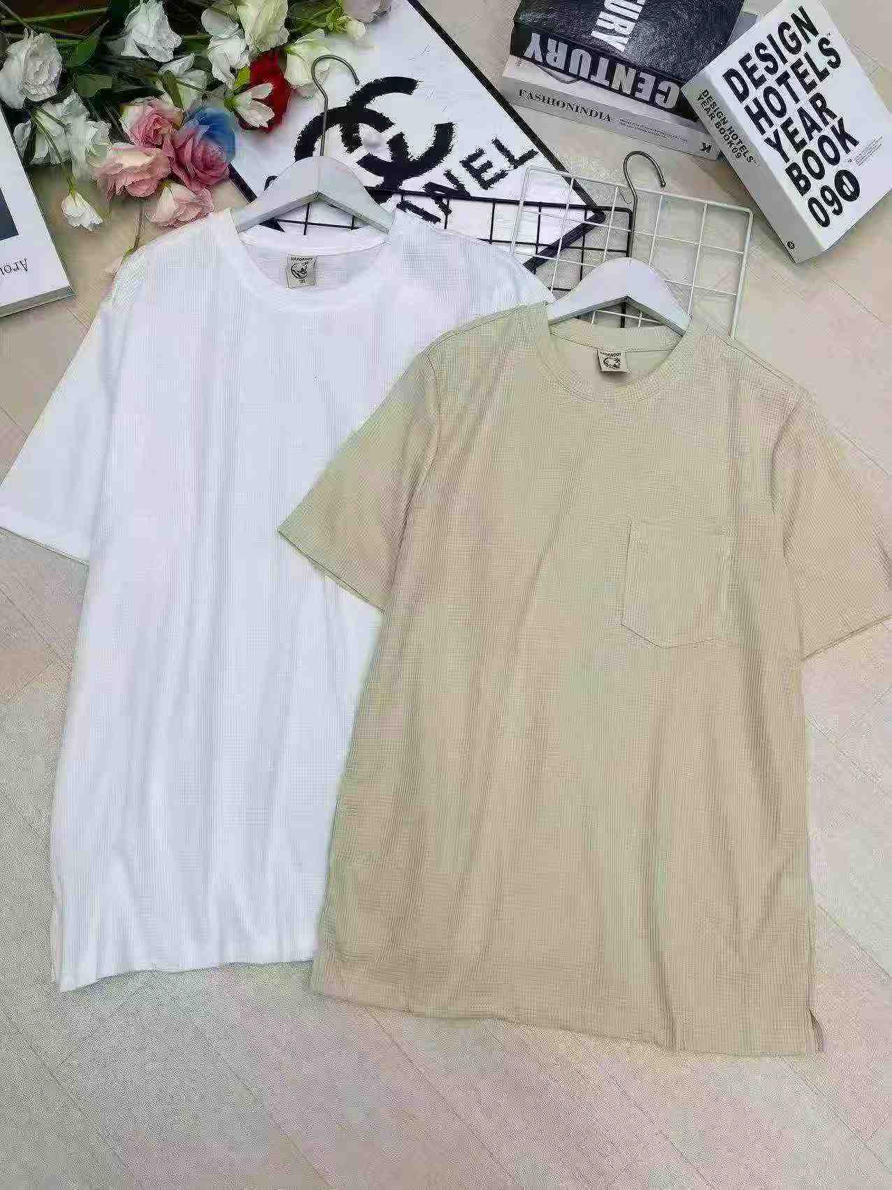 T-shirt Lengan Pendek Lelaki Jenama Perdagangan Luar, 512 Helai - Image 8