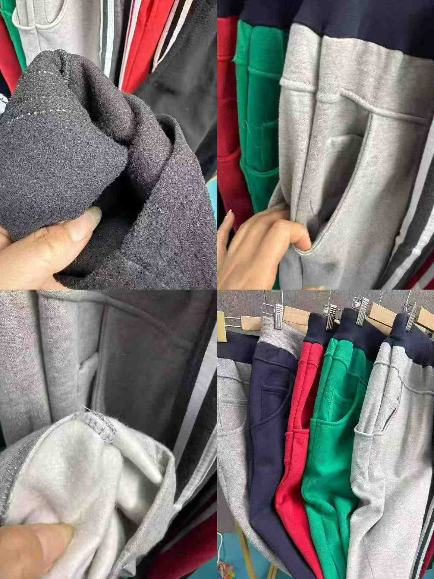 Pantalons de jogging pour femmes de grande taille en coton doublé de molleton, tailles S-3XL, environ 980 pièces - Image 9
