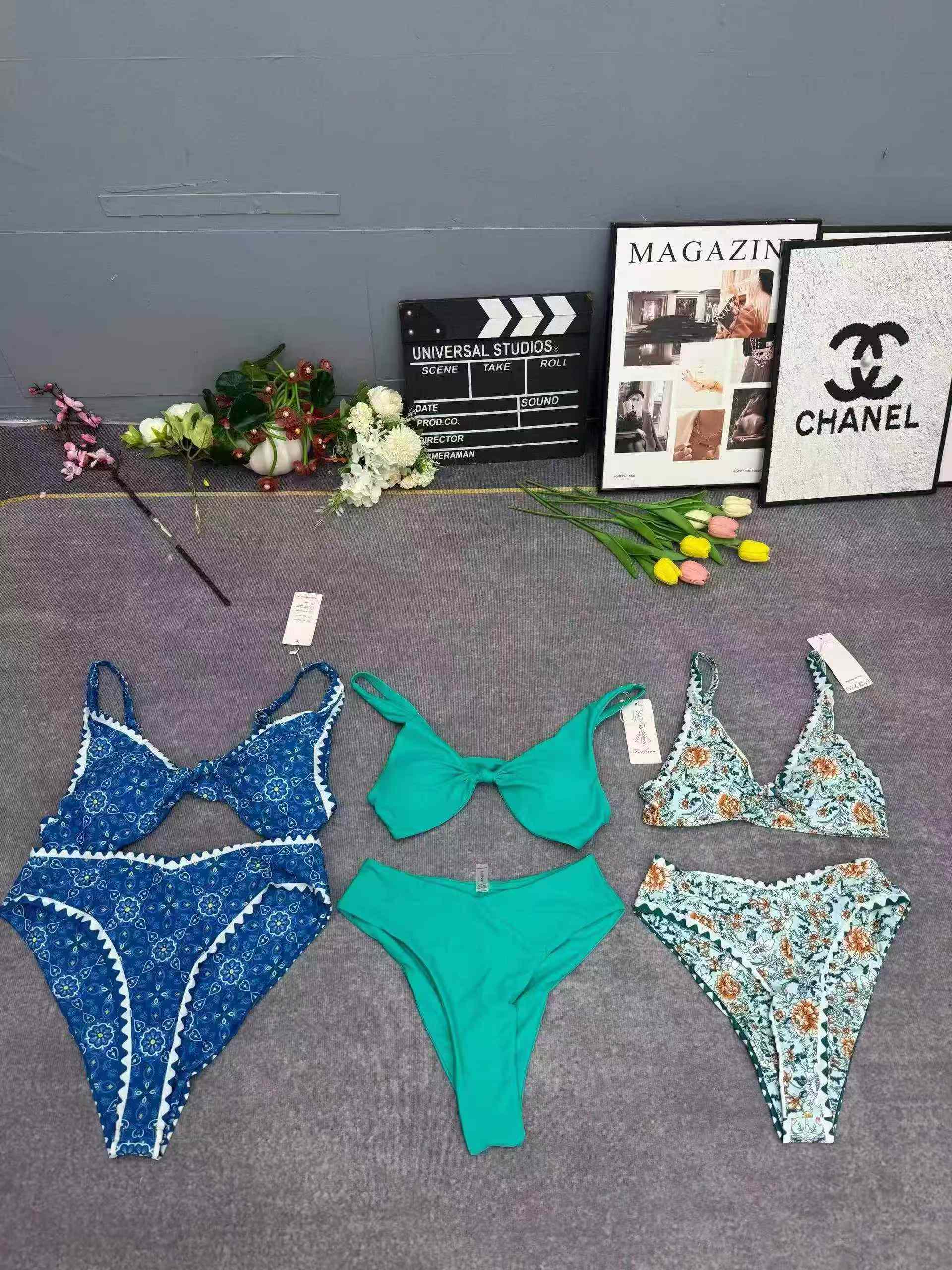 2026 Baharu Baju Renang Pisah Berpinggang Tinggi Dua Keping 2500 Set - Image 3