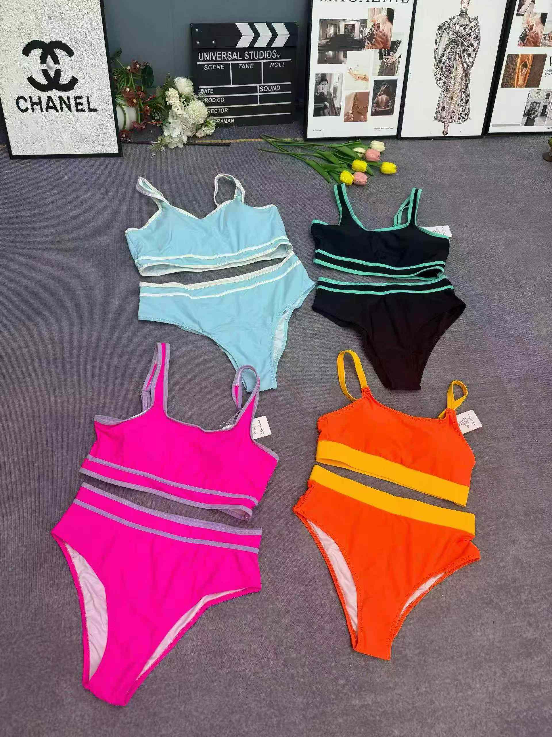 2026 Baharu Baju Renang Pisah Berpinggang Tinggi Dua Keping 2500 Set - Image 4