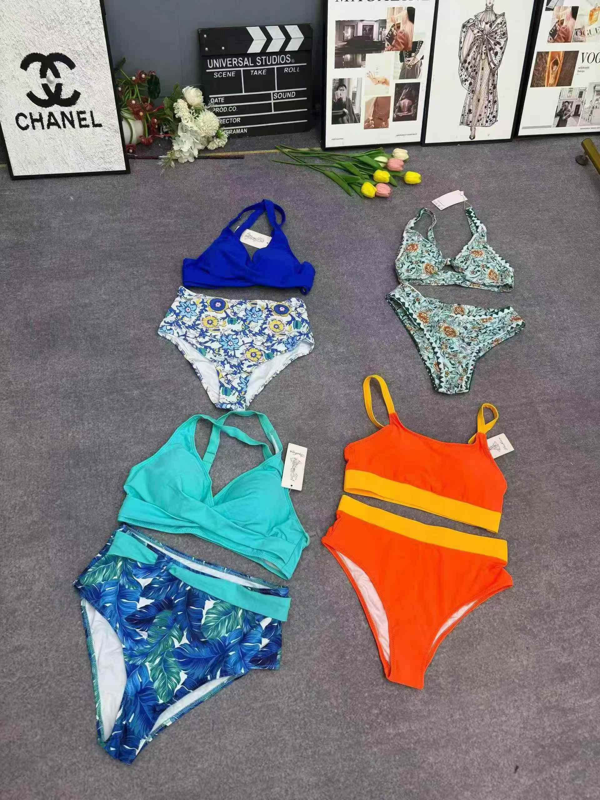 2026 Baharu Baju Renang Pisah Berpinggang Tinggi Dua Keping 2500 Set - Image 7