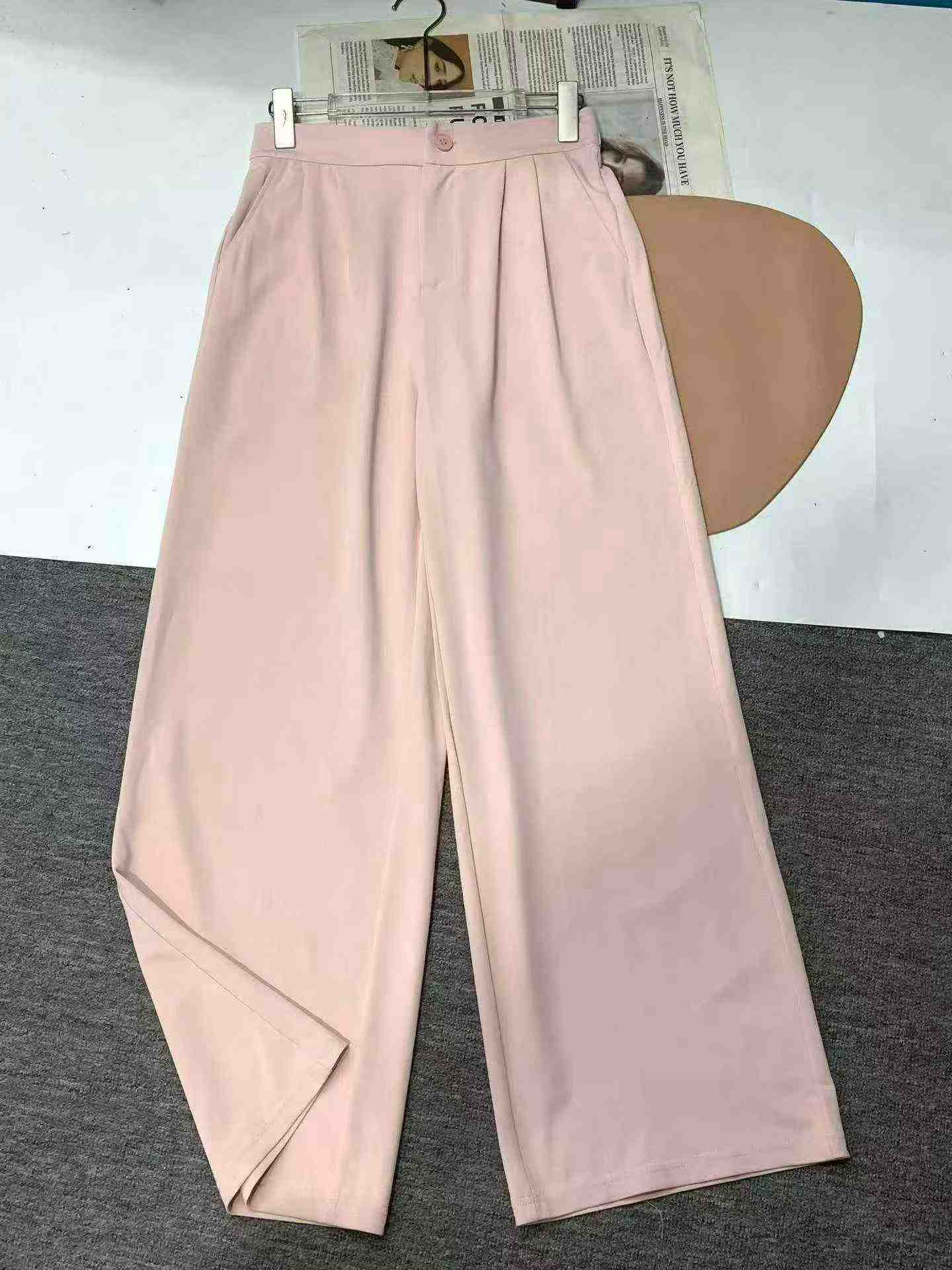 548 Piezas Pantalones de Cintura Alta de Pierna Ancha para Mujeres Altas, Pantalones Deportivos de Yoga Holgados y Frescos Tallas S-XL - Image 4
