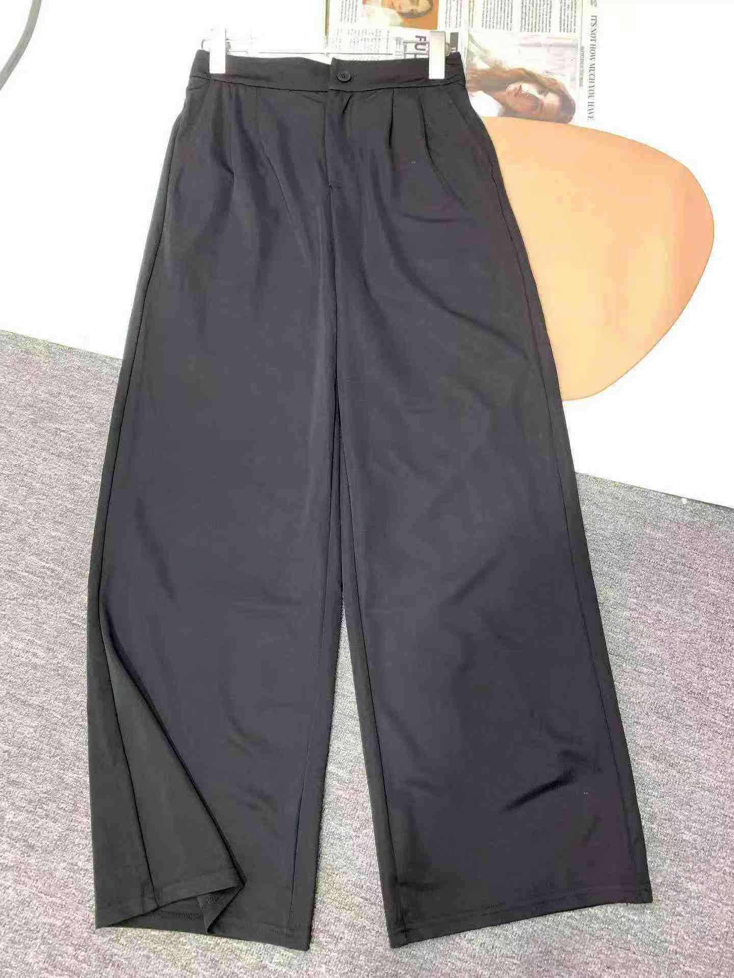 548 Piezas Pantalones de Cintura Alta de Pierna Ancha para Mujeres Altas, Pantalones Deportivos de Yoga Holgados y Frescos Tallas S-XL - Image 7