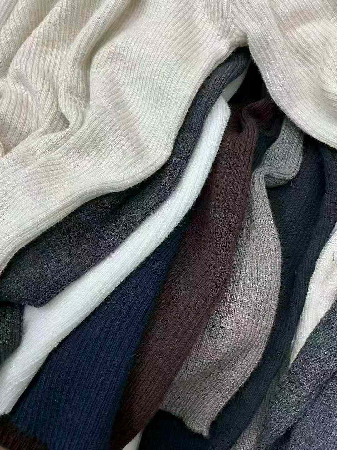 Nuevo suéter pullover irregular de hombros al descubierto estilo francés para primavera y otoño, 640 piezas - Image 9