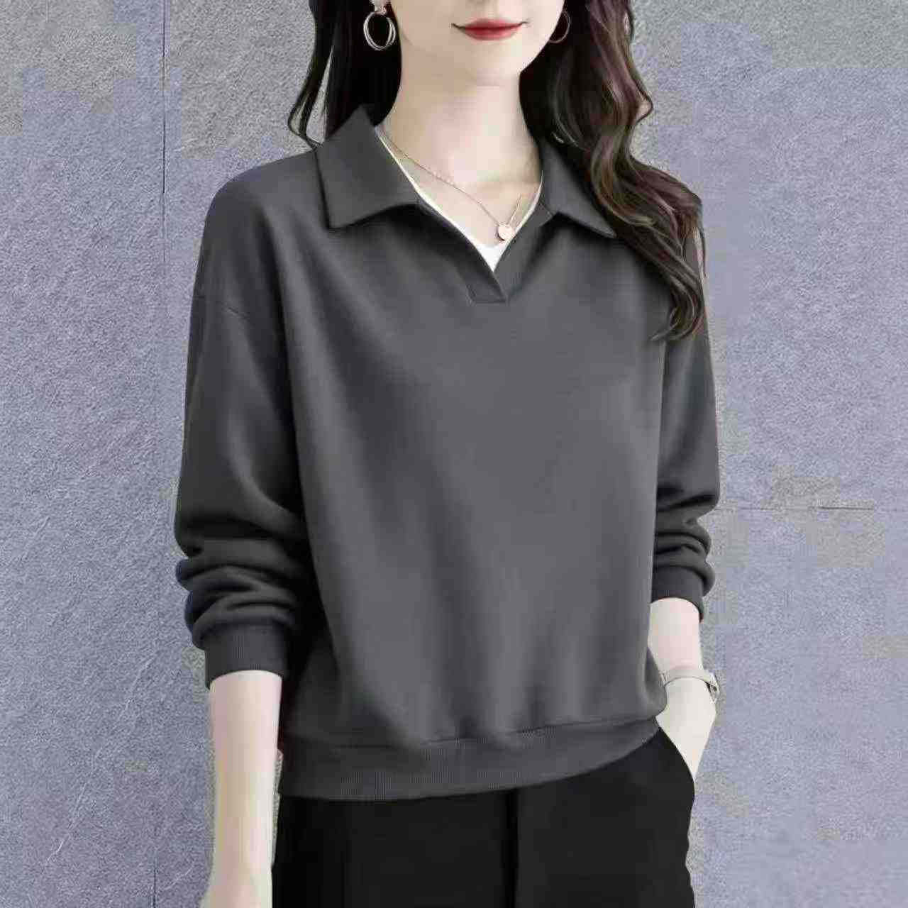 Sweatshirt Berkolar Wanita, Jumlah Keseluruhan 1988 Keping - Image 5