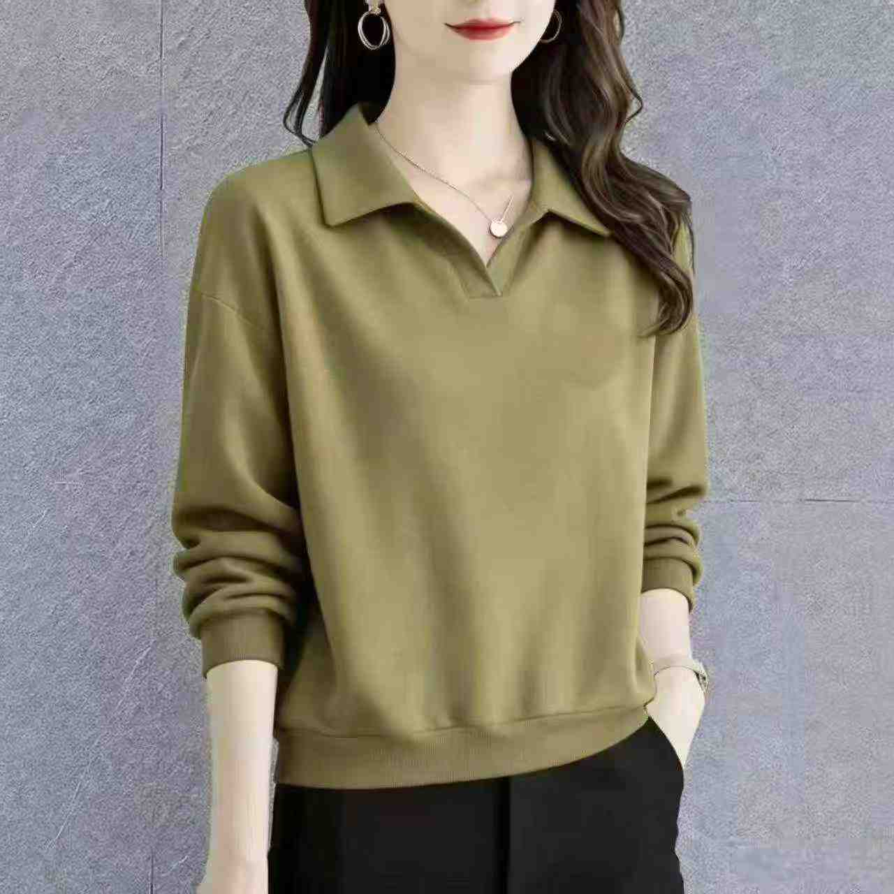 Sweatshirt Berkolar Wanita, Jumlah Keseluruhan 1988 Keping - Image 7