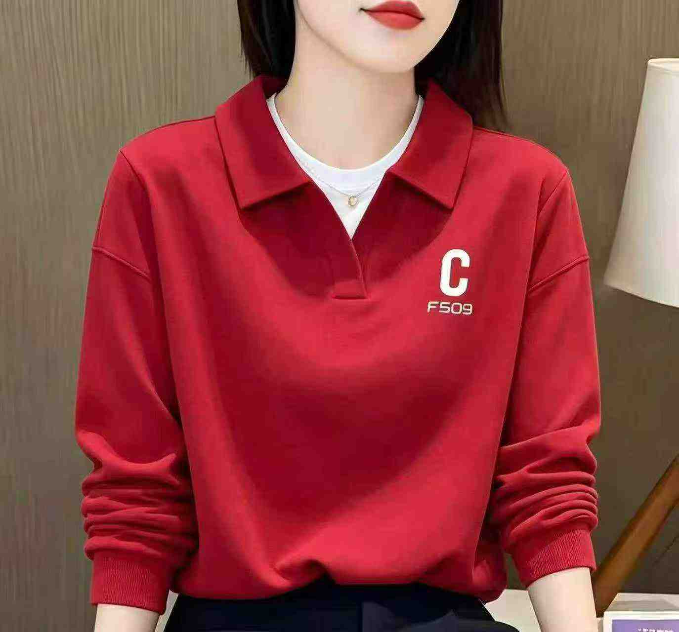 Sweatshirt Berkolar Wanita, Jumlah Keseluruhan 1988 Keping - Image 9
