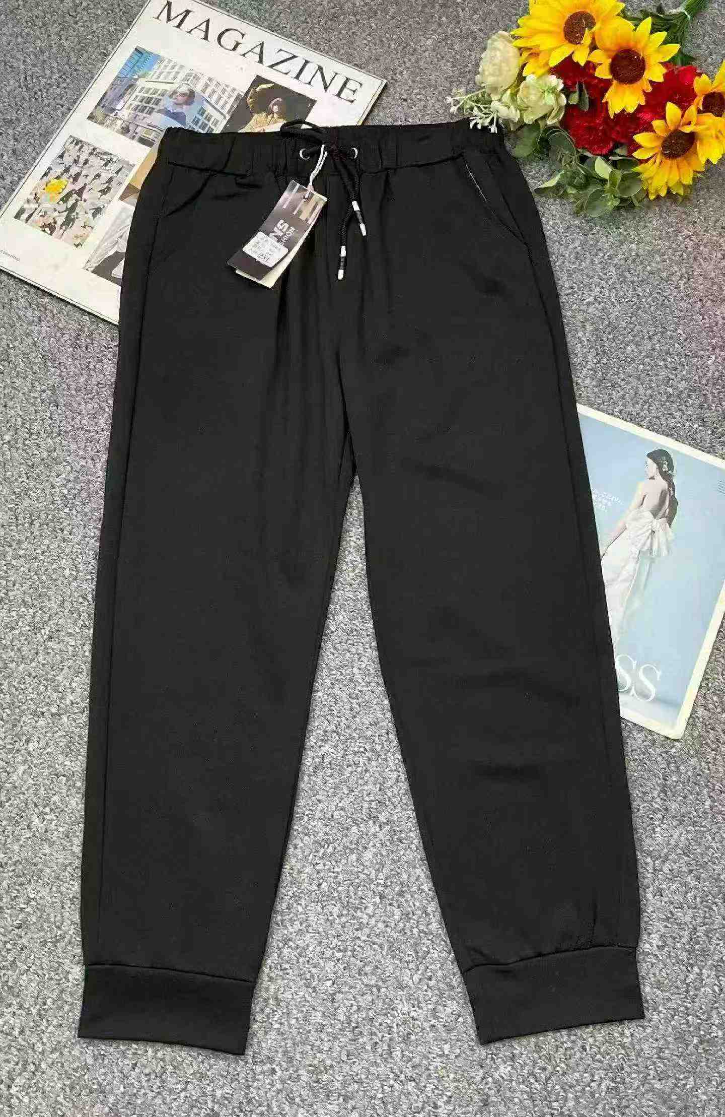Celana Kasual Jogger Longgar Elastisitas Tinggi Pria Musim Semi Musim Panas, Sekitar 500 Potong - Image 2