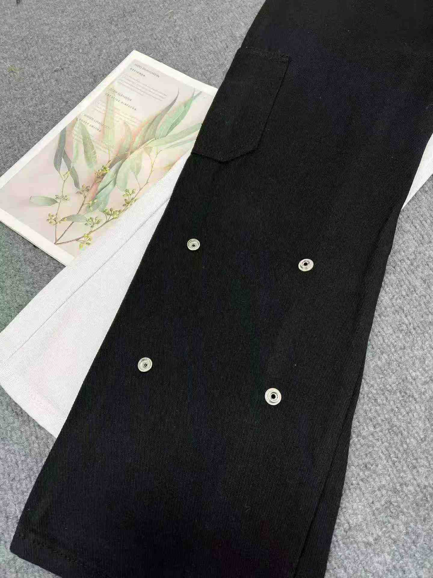 Jeans droits amples à coupe micro-évasée pour hommes, ambiance style High Street américain, 320 pièces - Image 9