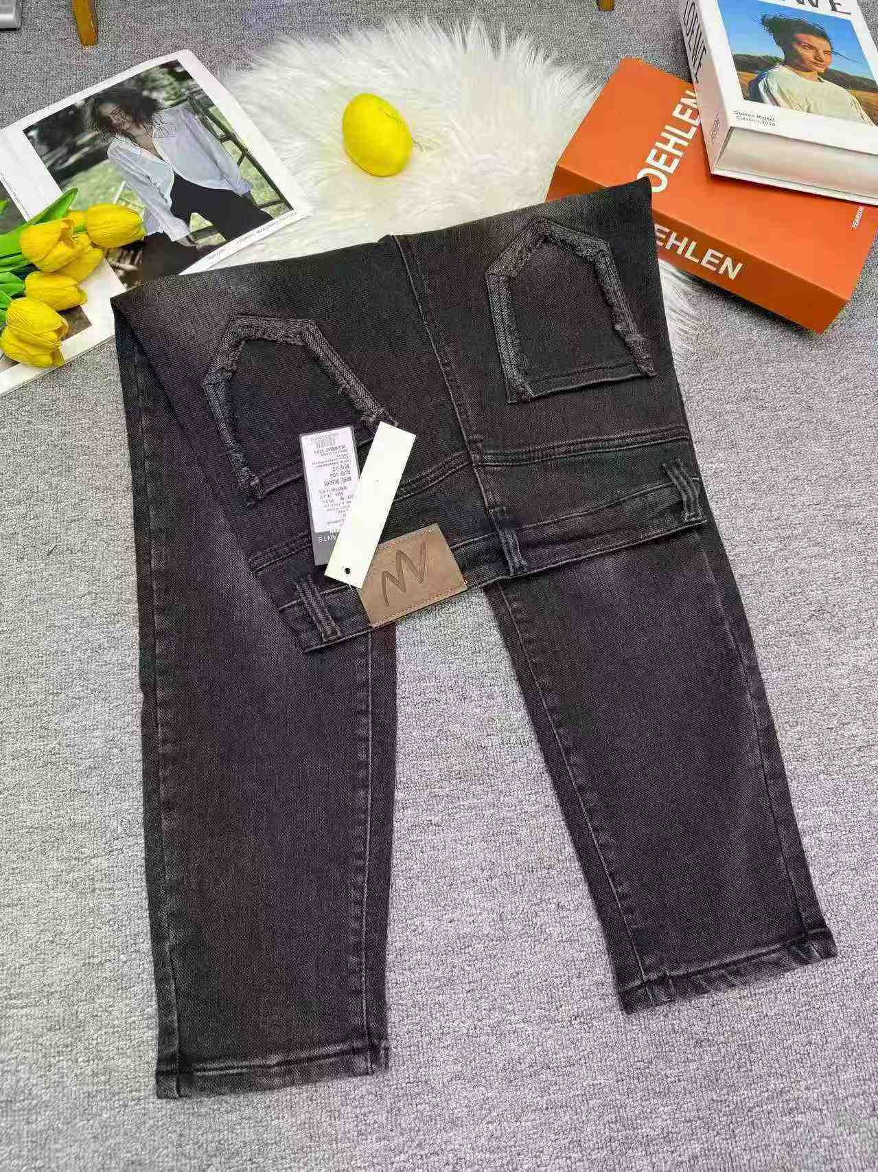 282 Pièces Nouveauté Été 2026 Jeans à Jambes Larges Bleu Délavé de Haute Qualité pour Femmes - Image 9