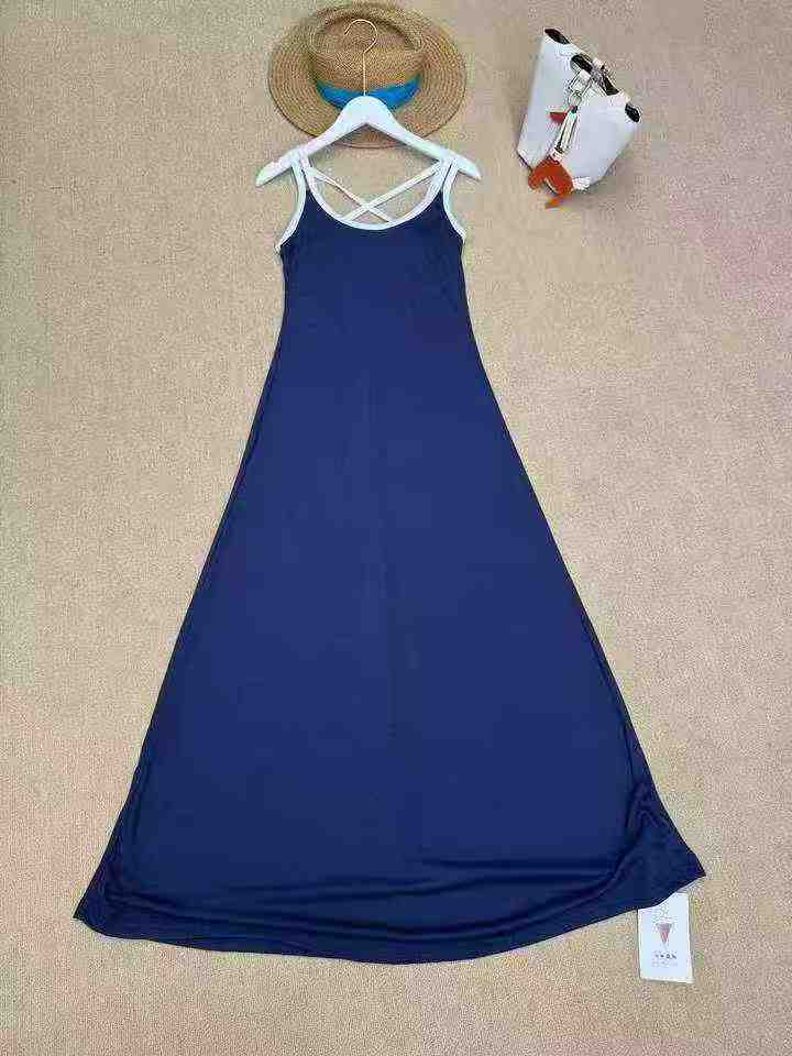 312 pièces Robe à bretelles dos nu sexy de style street américain pour vacances - Image 3