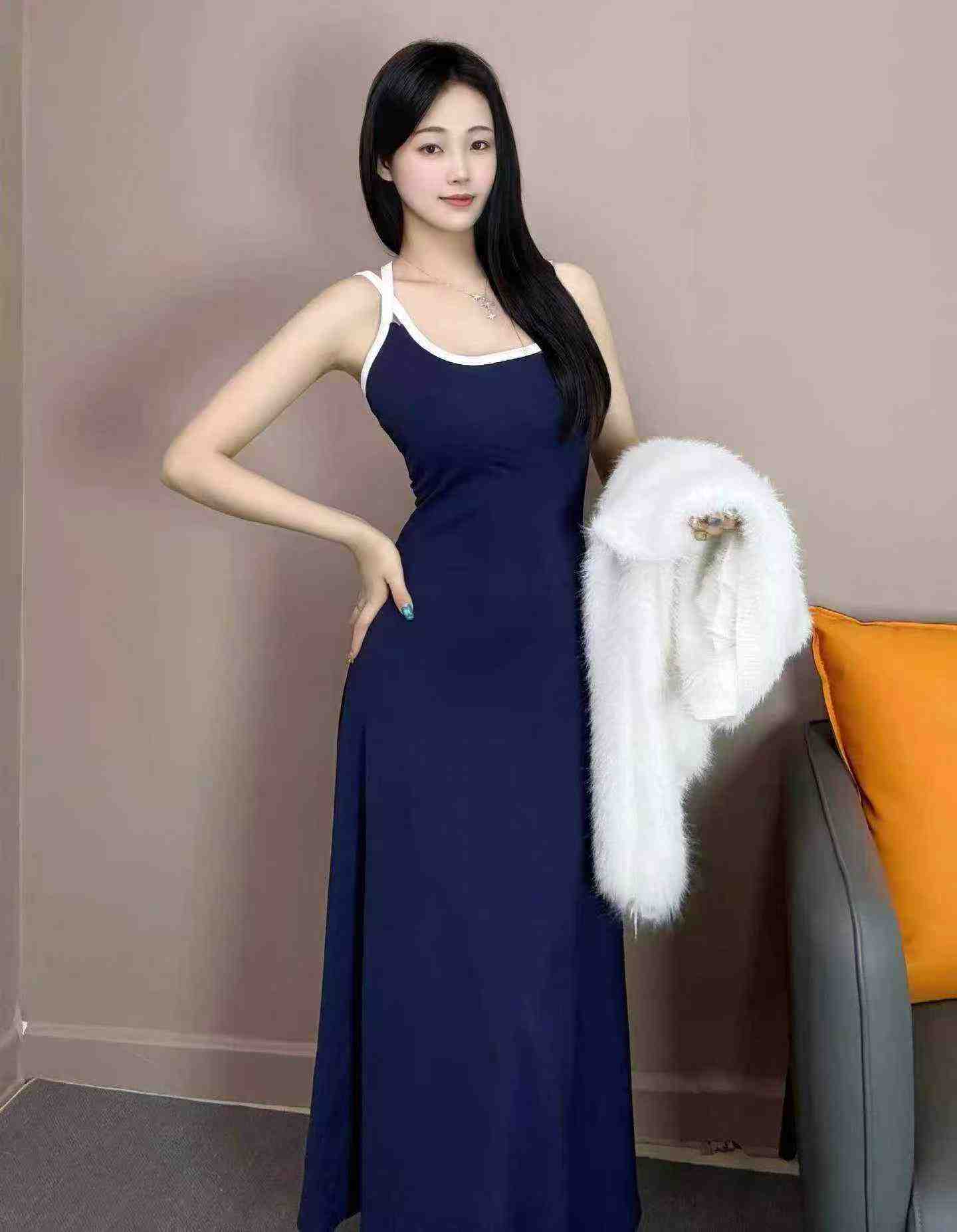 312 pièces Robe à bretelles dos nu sexy de style street américain pour vacances - Image 7