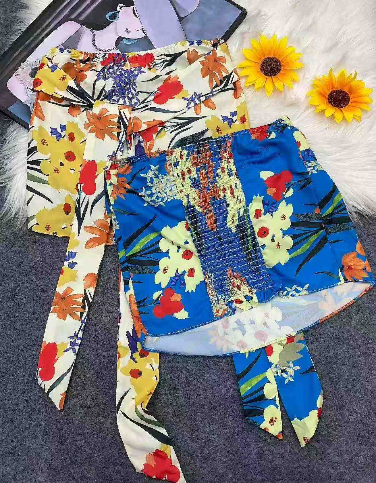 Camisole bandeau florale sexy d'été à bretelles, taille unique, 567 pièces, emballage individuel - Image 9