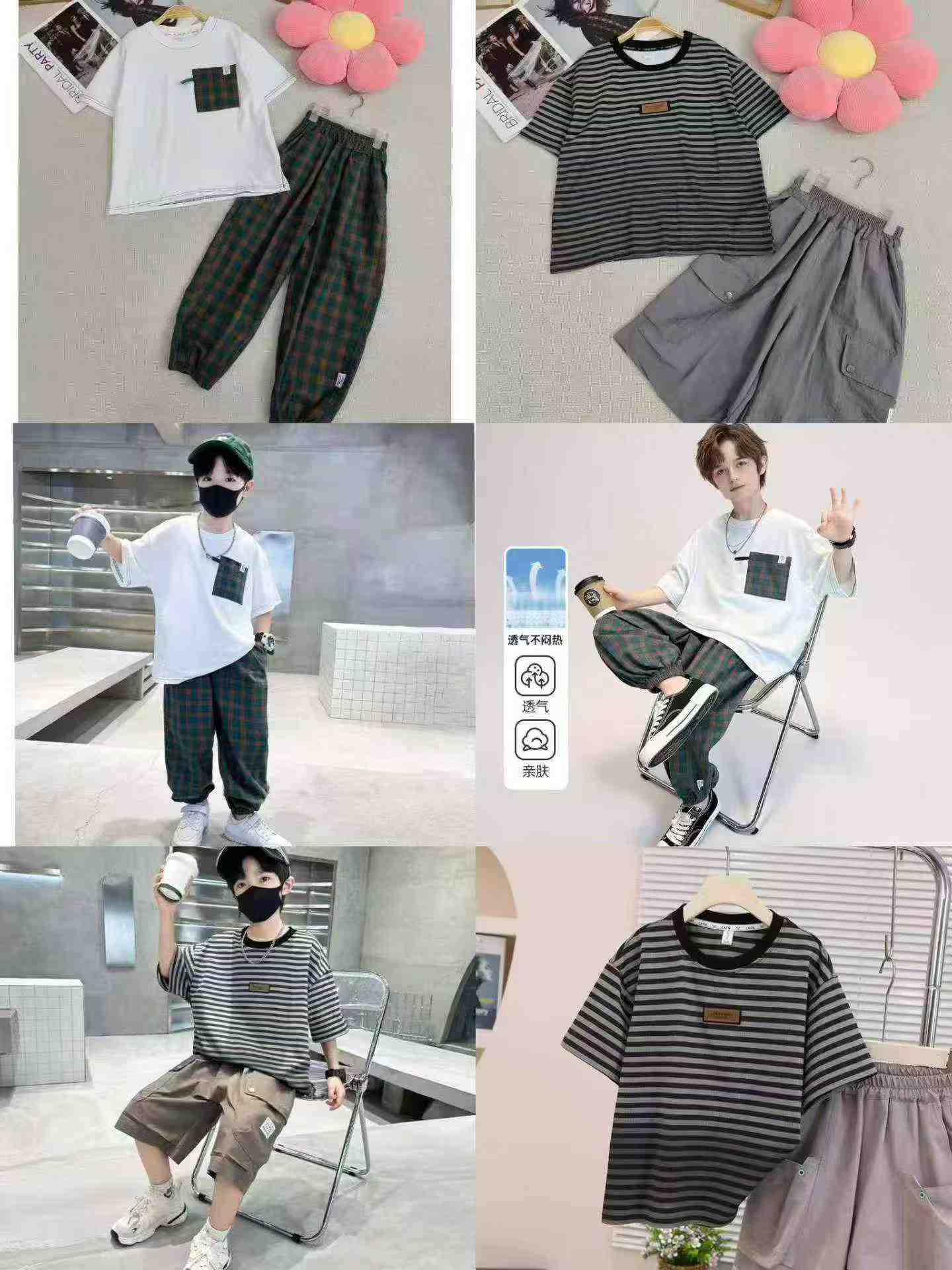 ประมาณ 1,200 ชุด เสื้อผ้าเด็กโต - Image 6