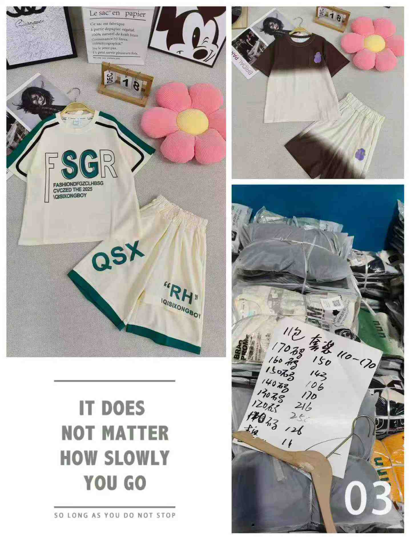 ประมาณ 1,200 ชุด เสื้อผ้าเด็กโต - Image 9