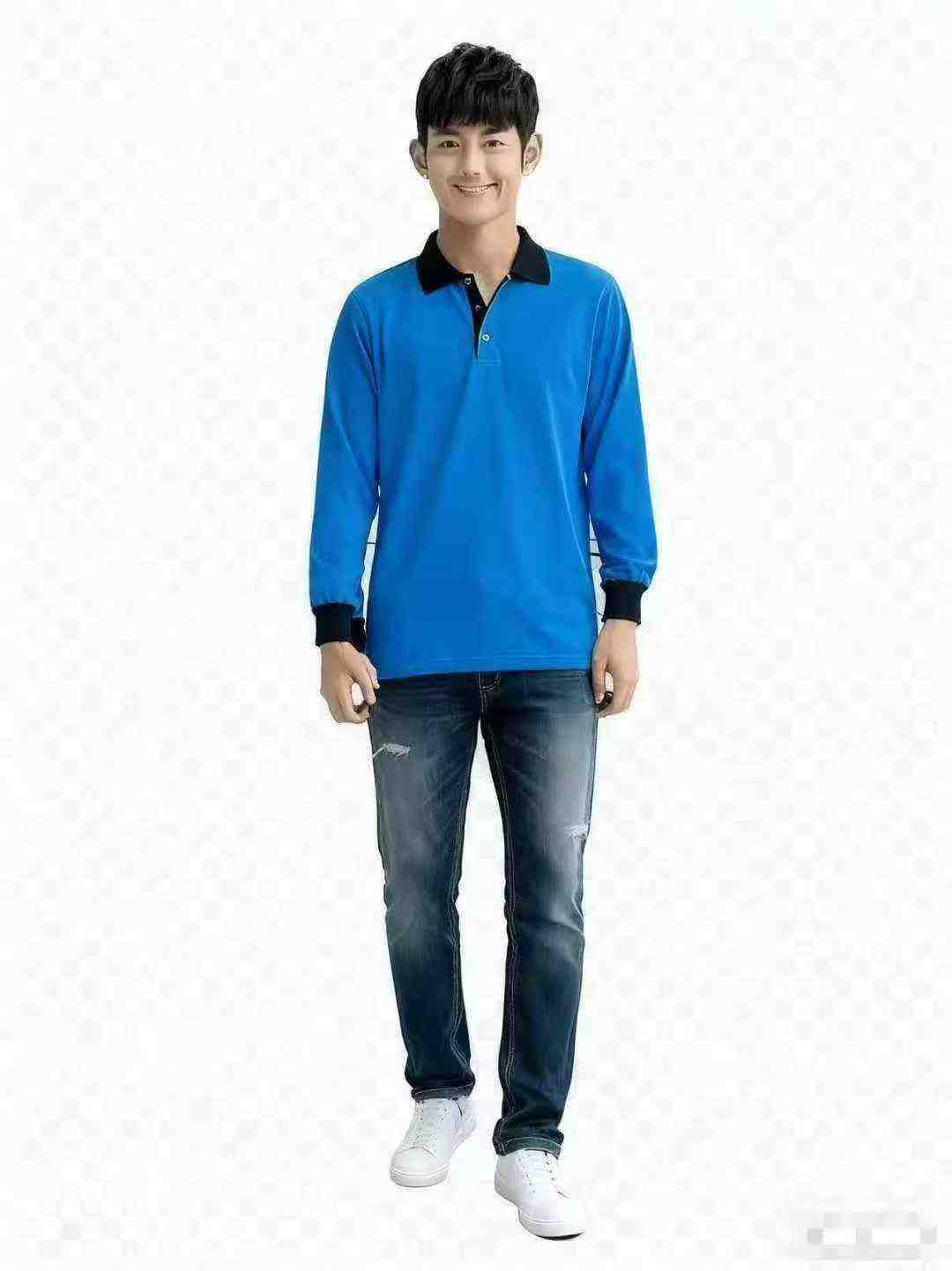 Summer Color-block Collar Cotton T-shirt Around 800 Pieces - Image 4